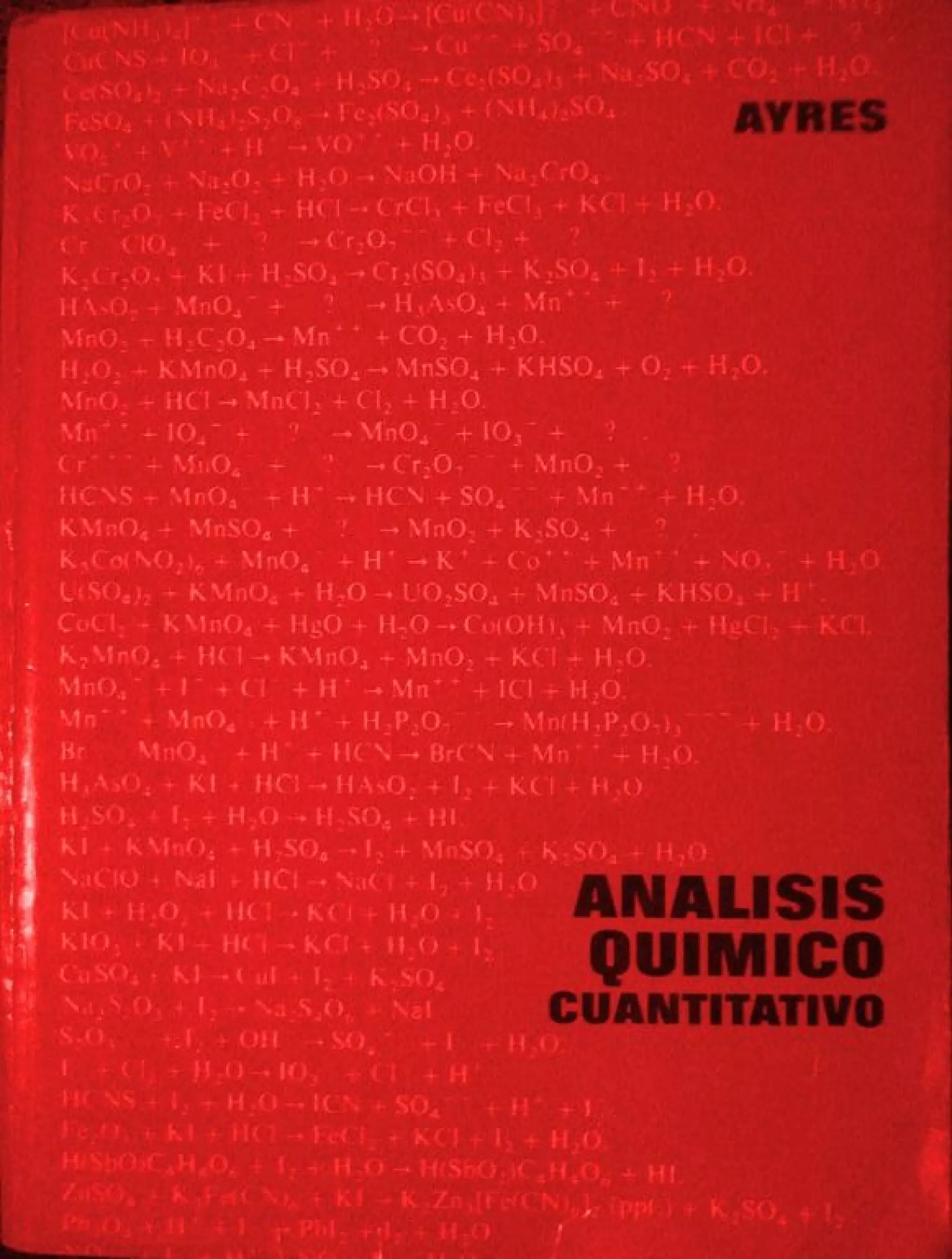 Analisis Quimico de AYRES