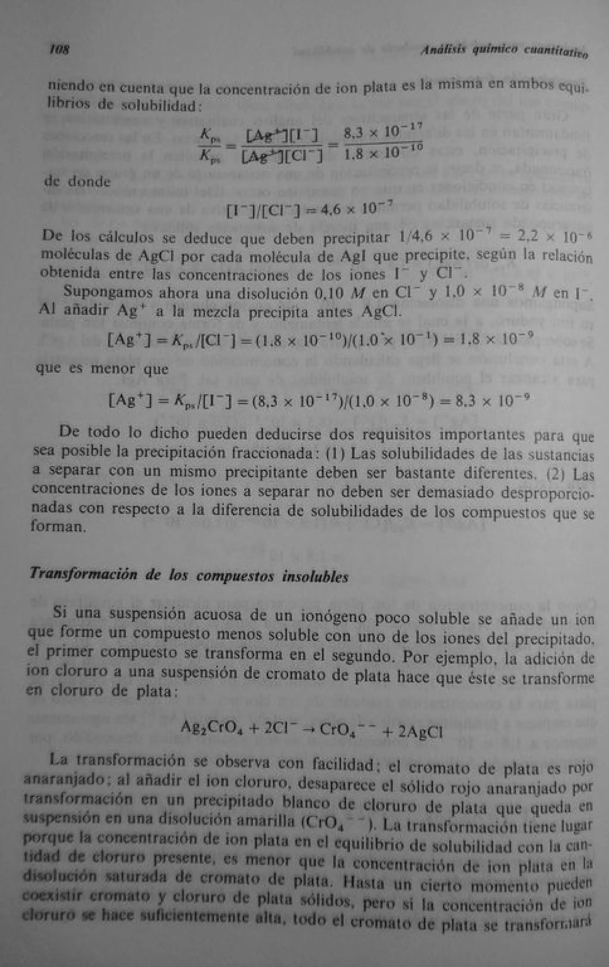 Analisis Quimico de AYRES