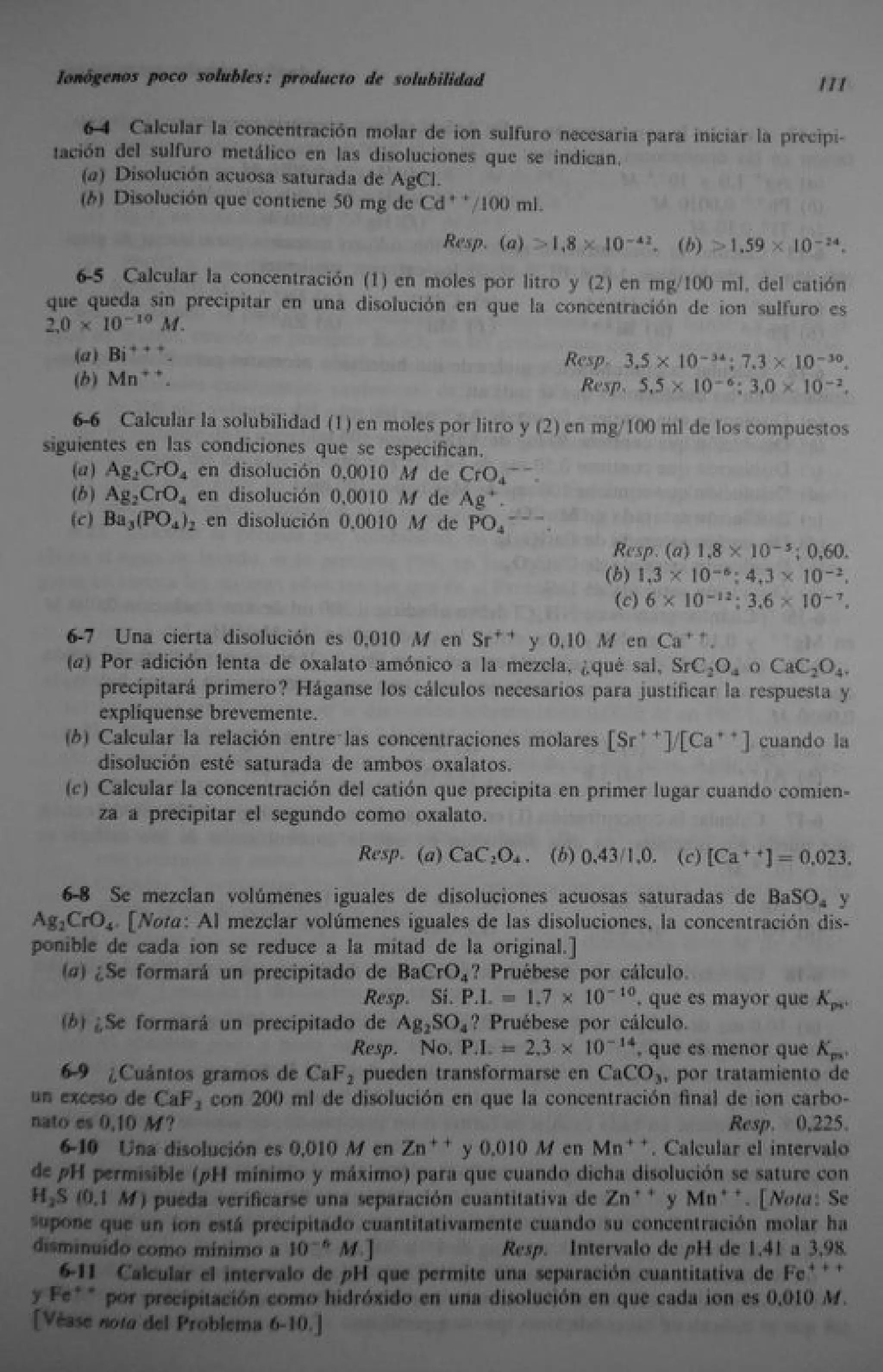 Analisis Quimico de AYRES