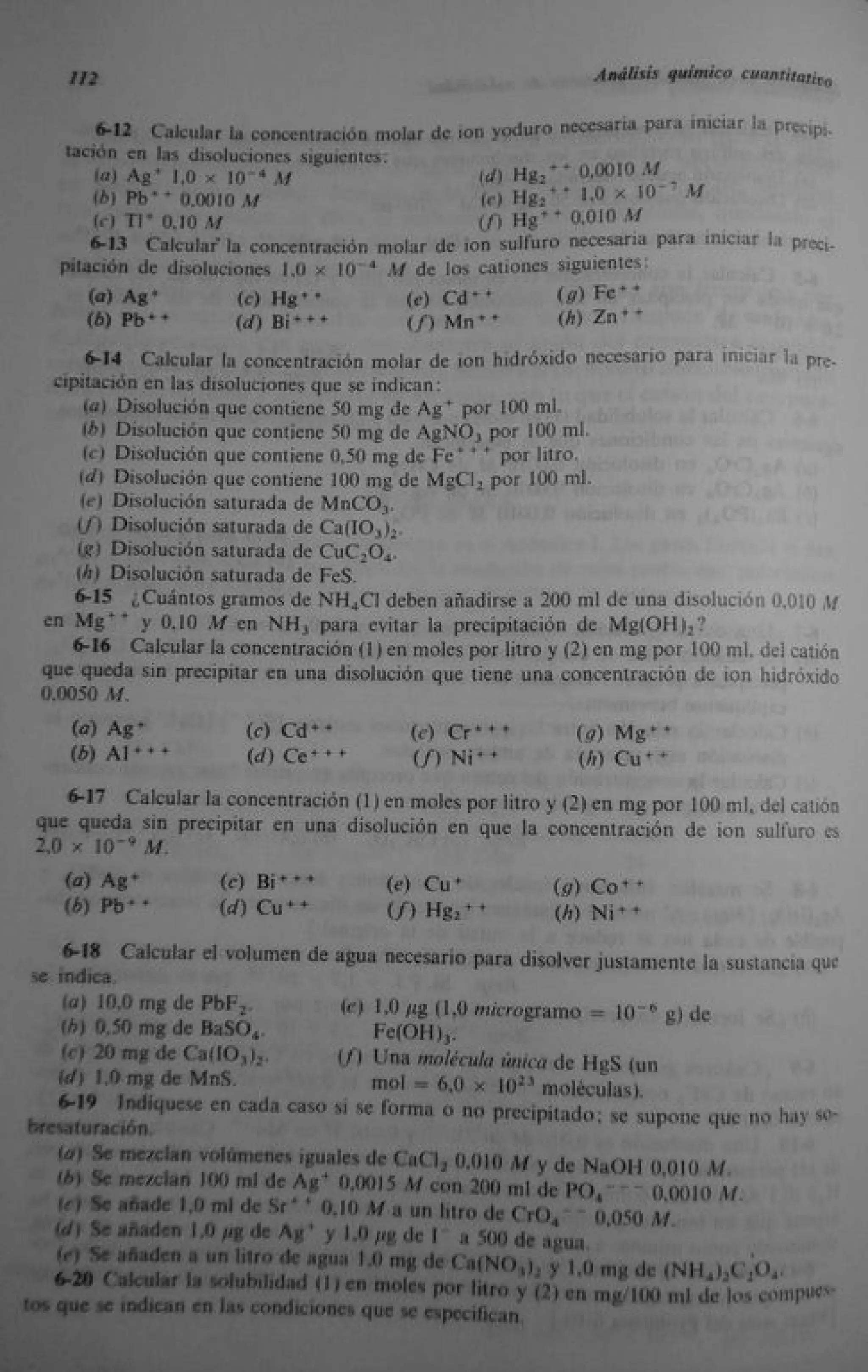 Analisis Quimico de AYRES