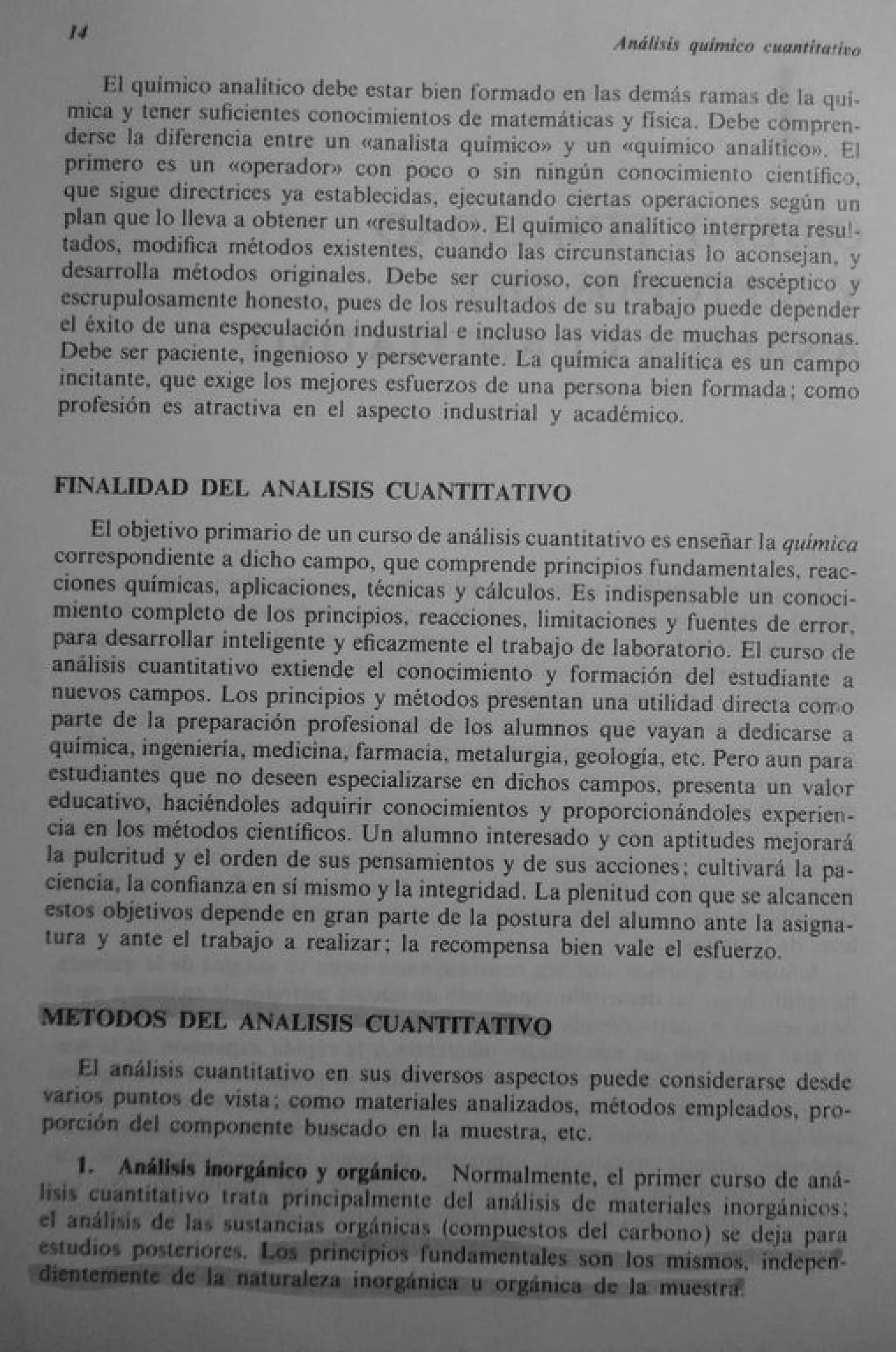 Analisis Quimico de AYRES