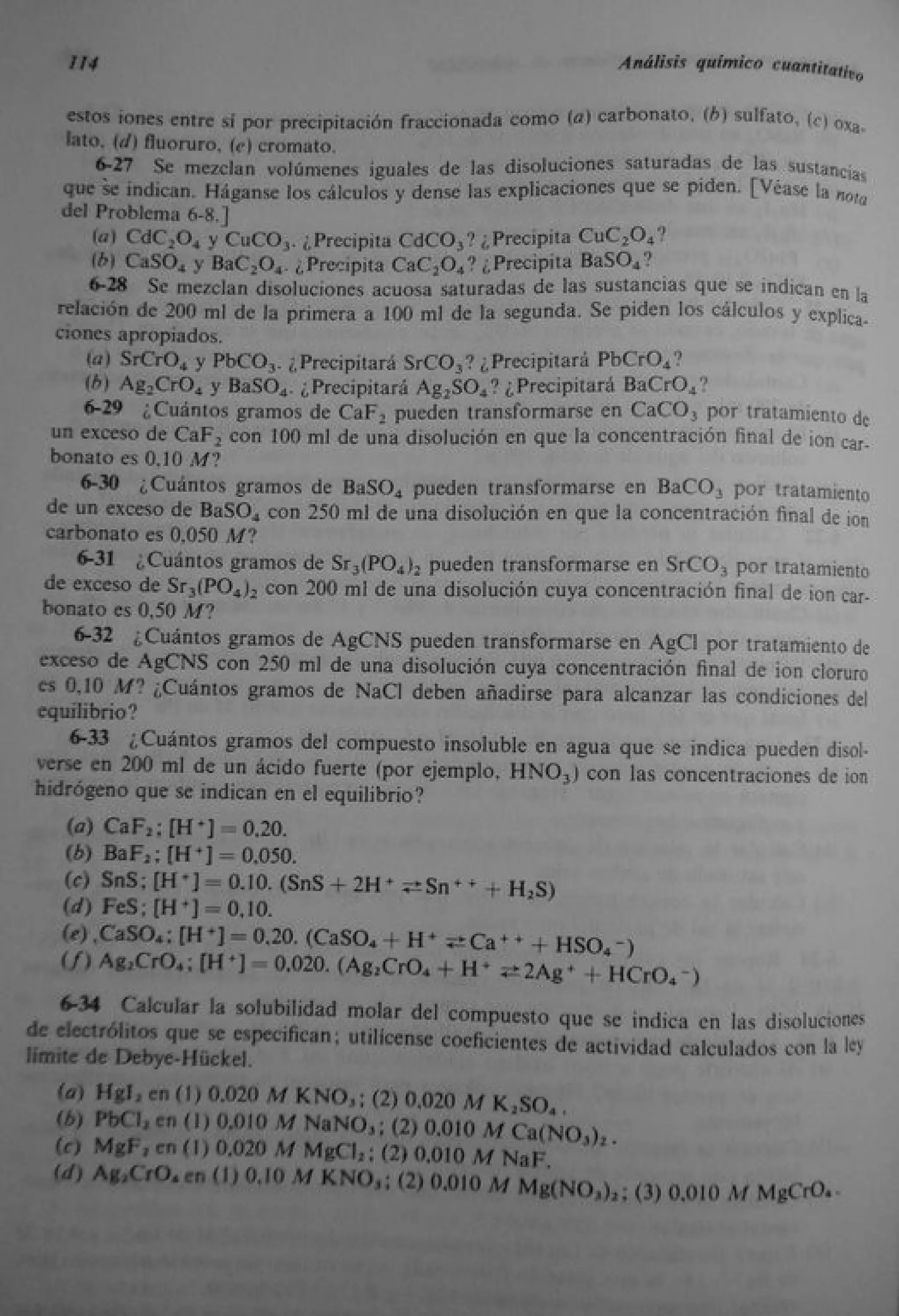 Analisis Quimico de AYRES