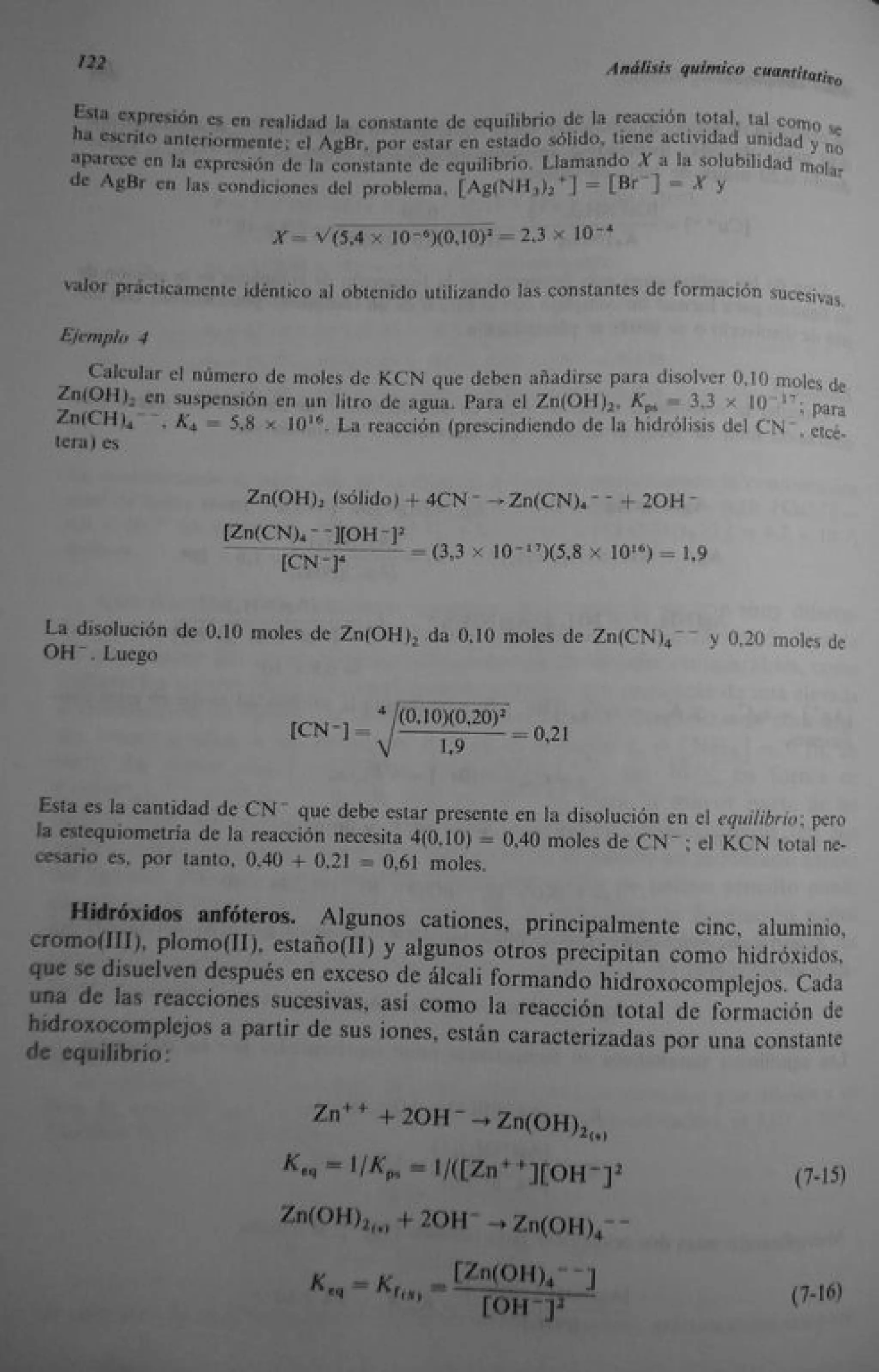 Analisis Quimico de AYRES