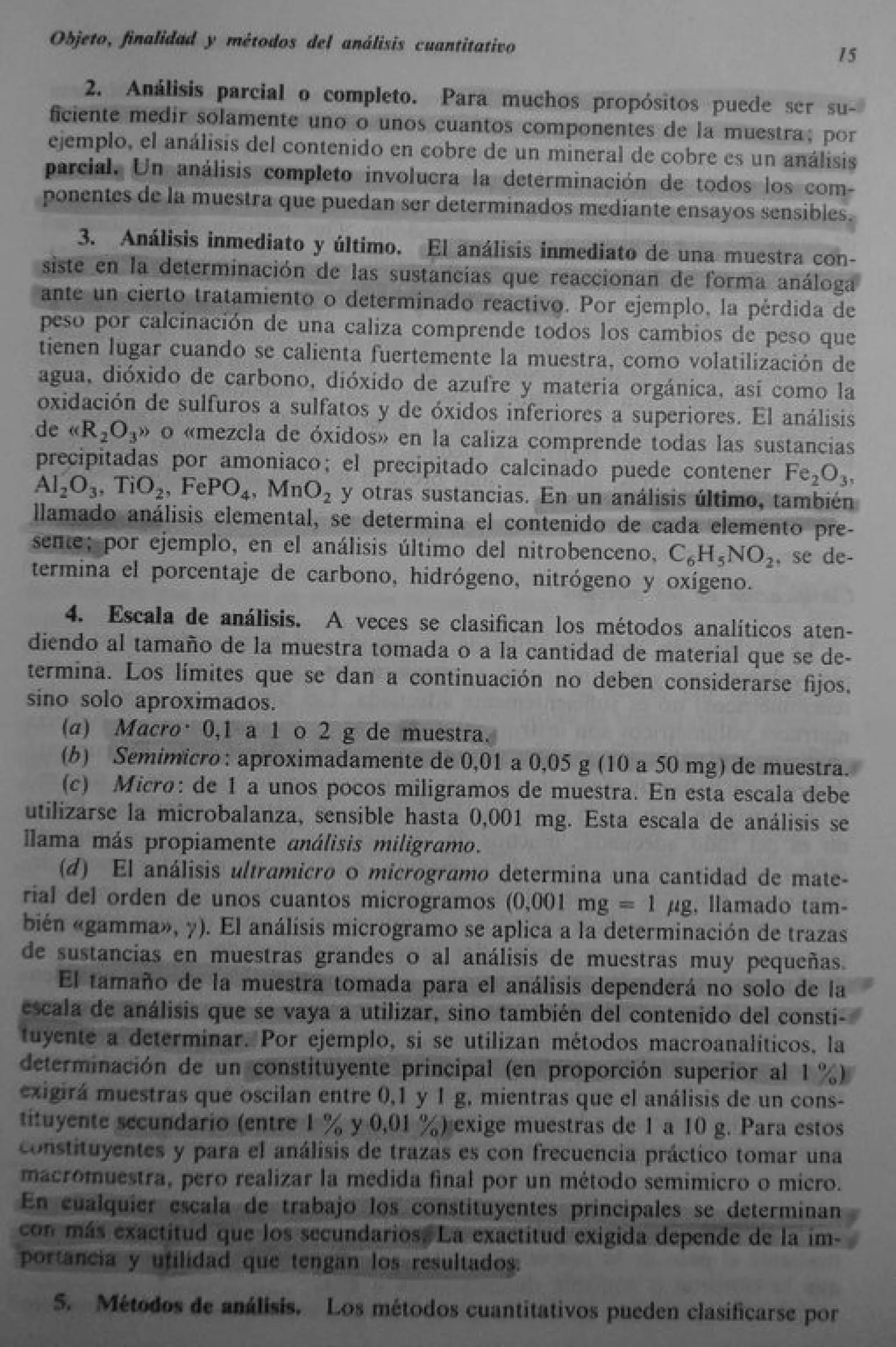 Analisis Quimico de AYRES