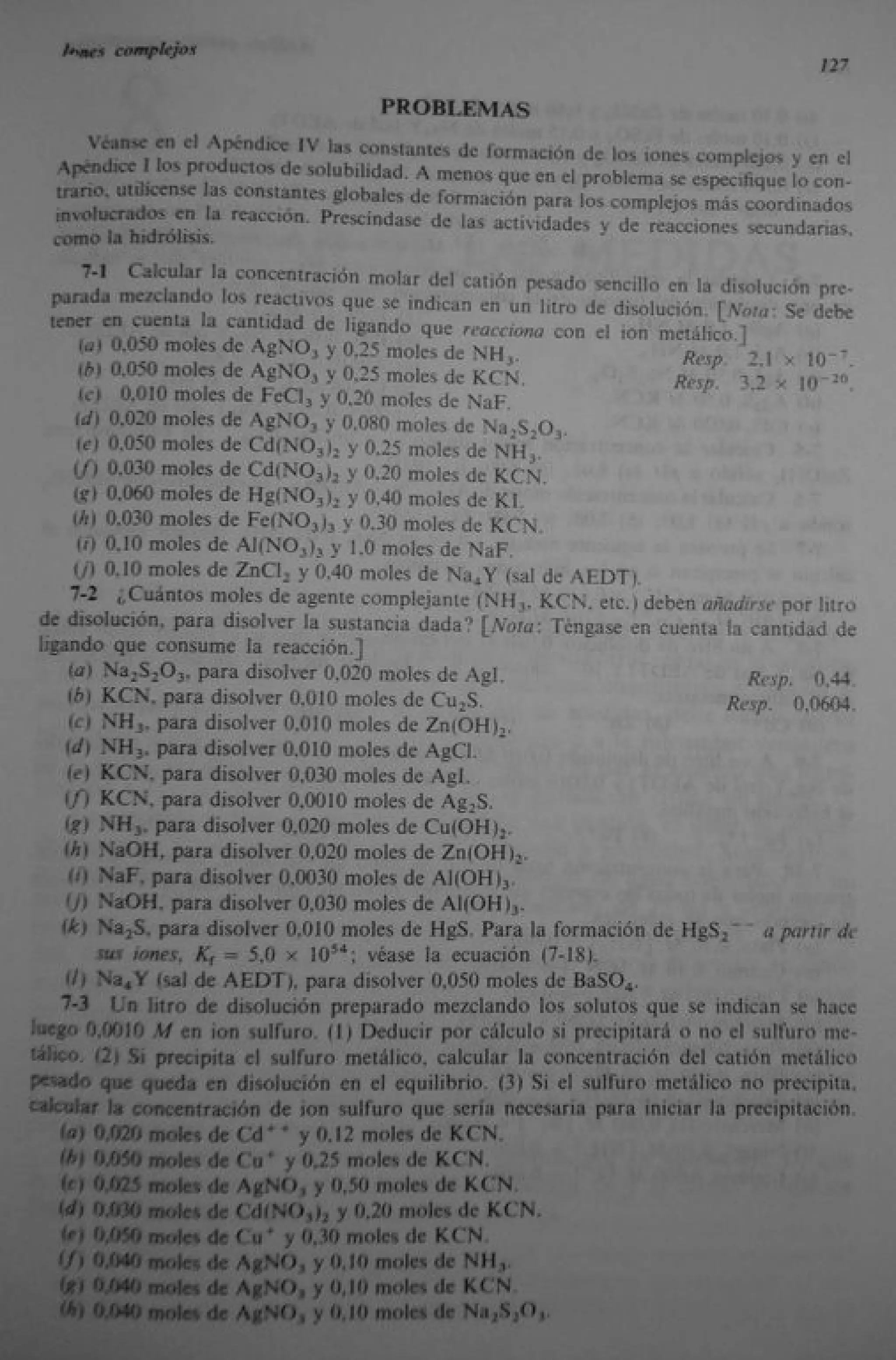 Analisis Quimico de AYRES