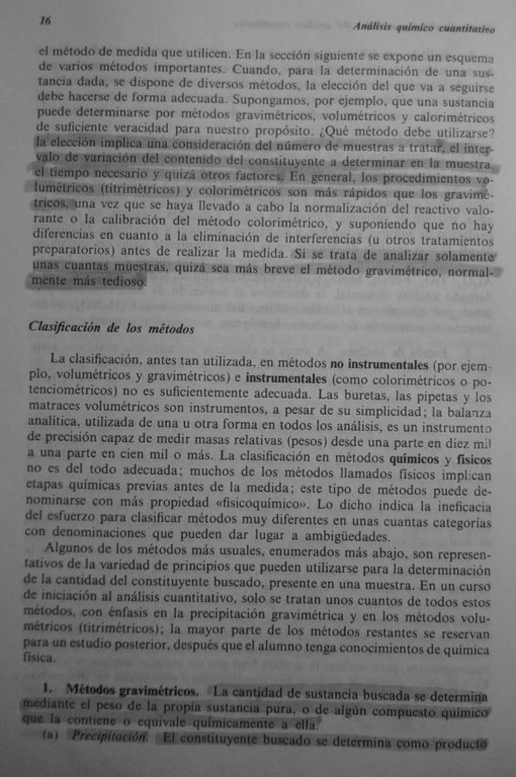 Analisis Quimico de AYRES