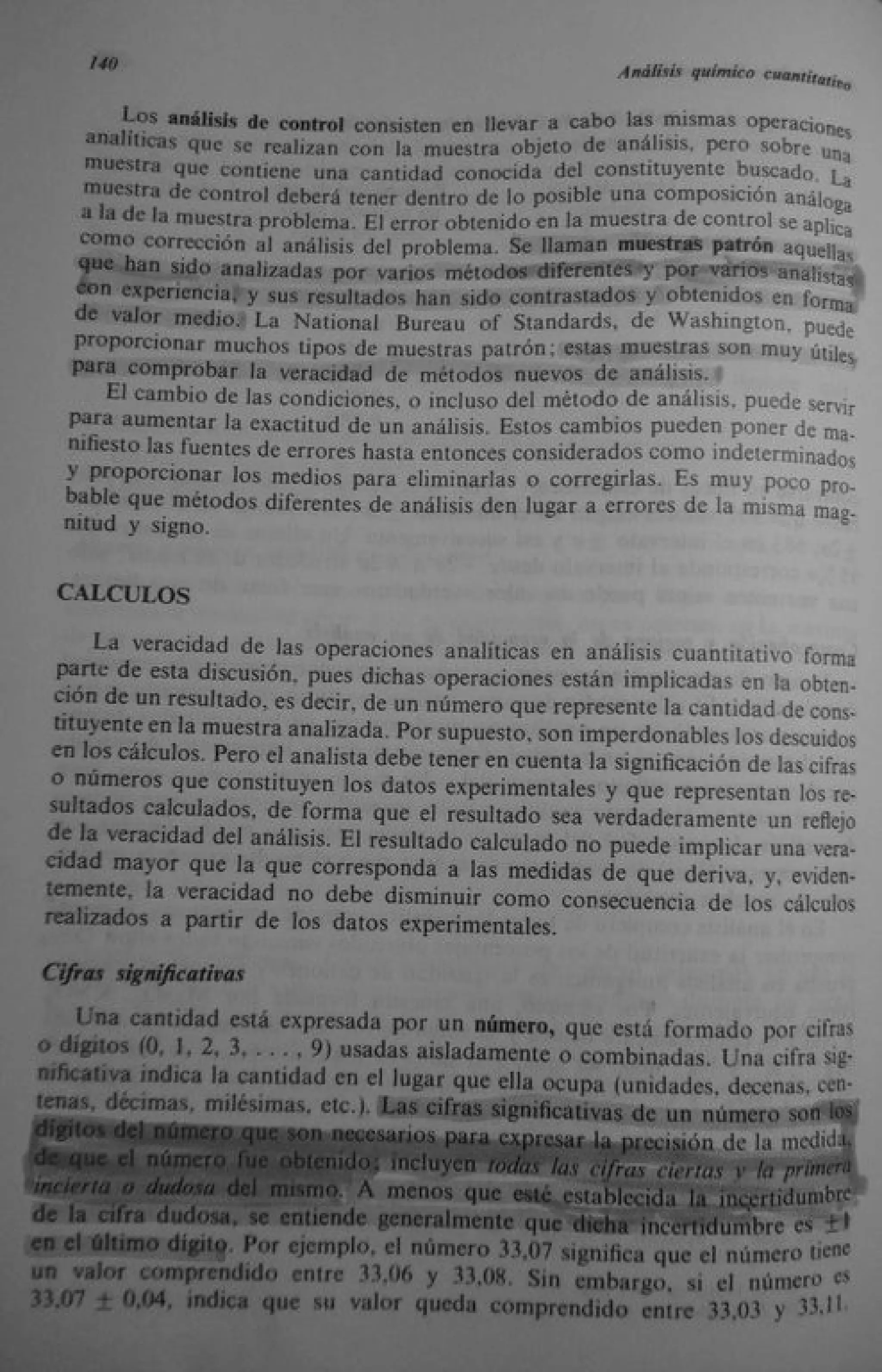 Analisis Quimico de AYRES