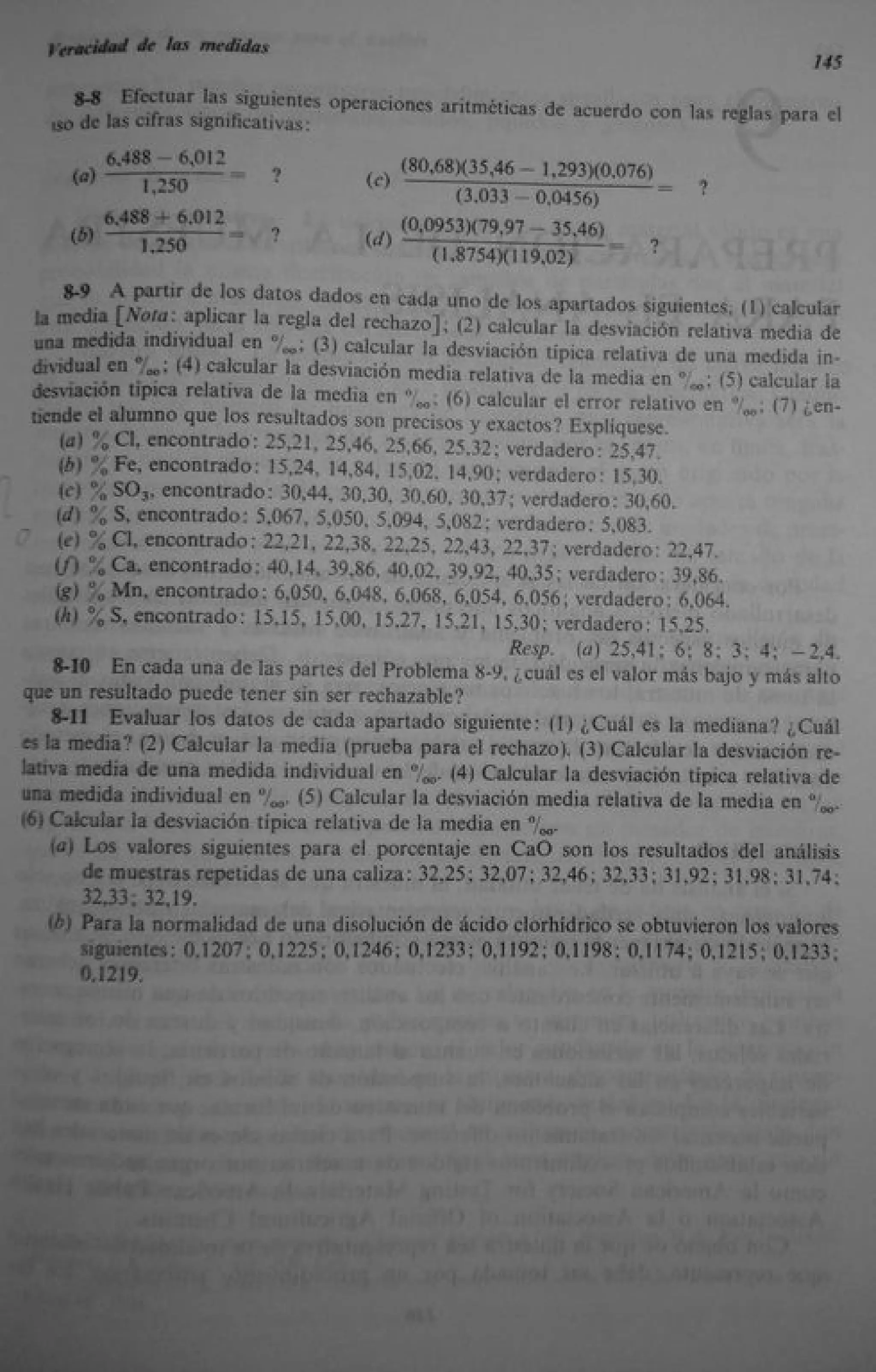 Analisis Quimico de AYRES