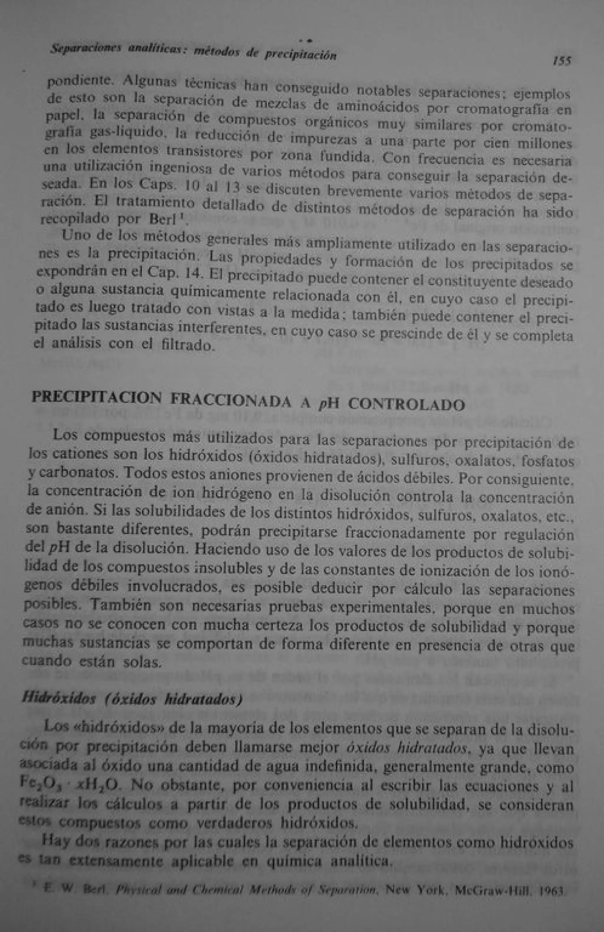 Analisis Quimico de AYRES