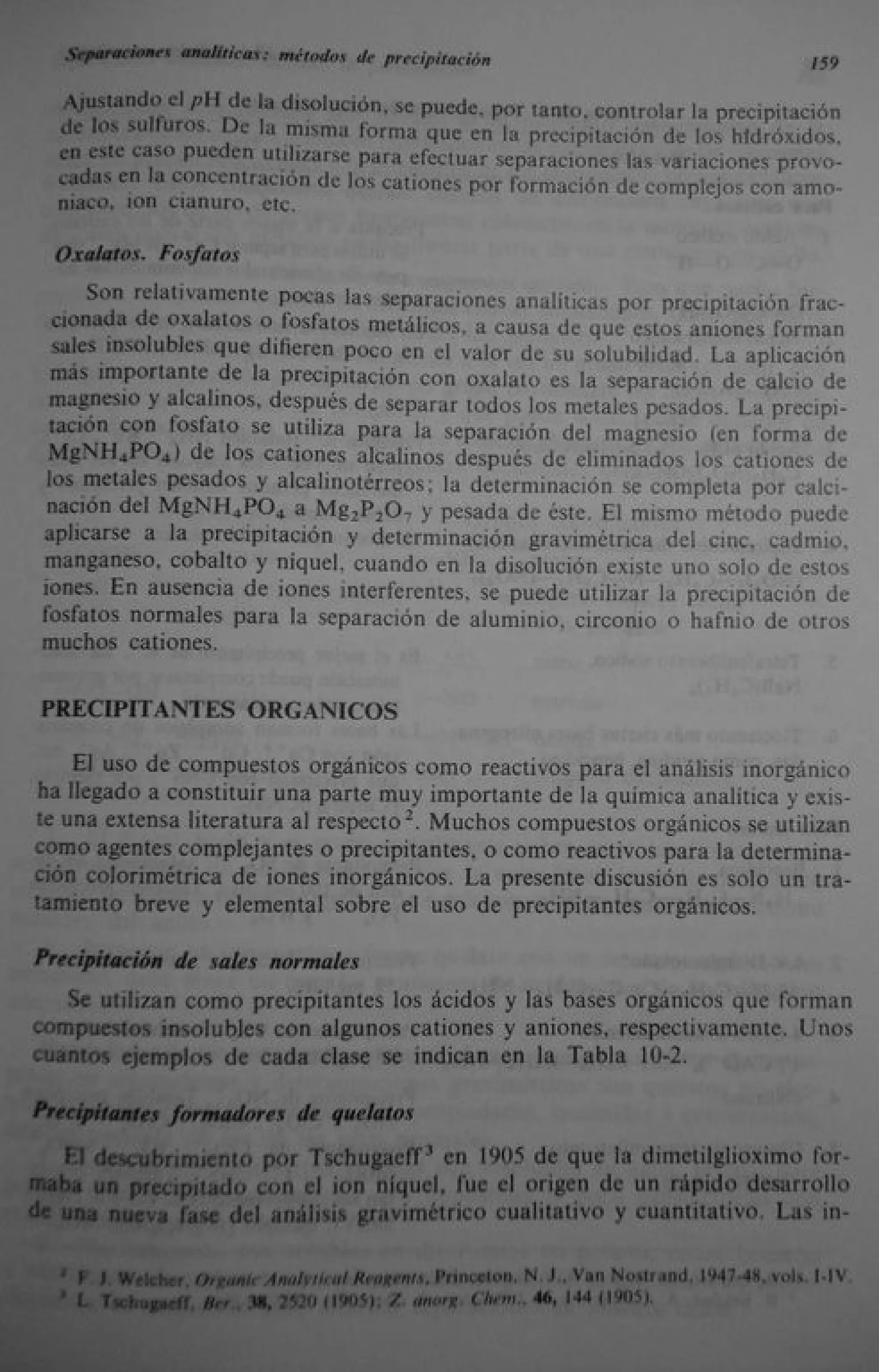 Analisis Quimico de AYRES