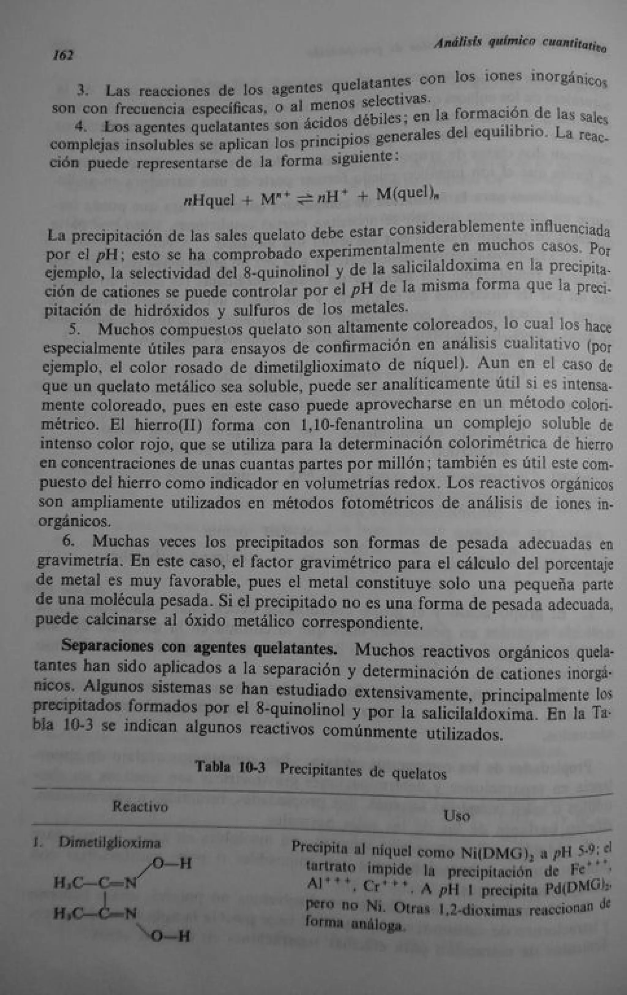 Analisis Quimico de AYRES