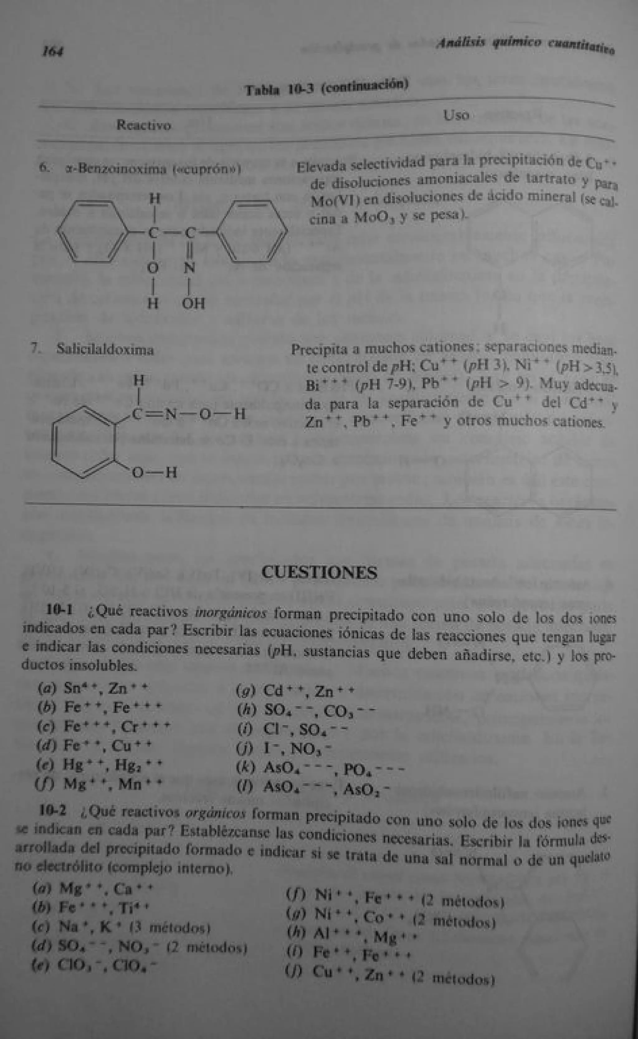 Analisis Quimico de AYRES