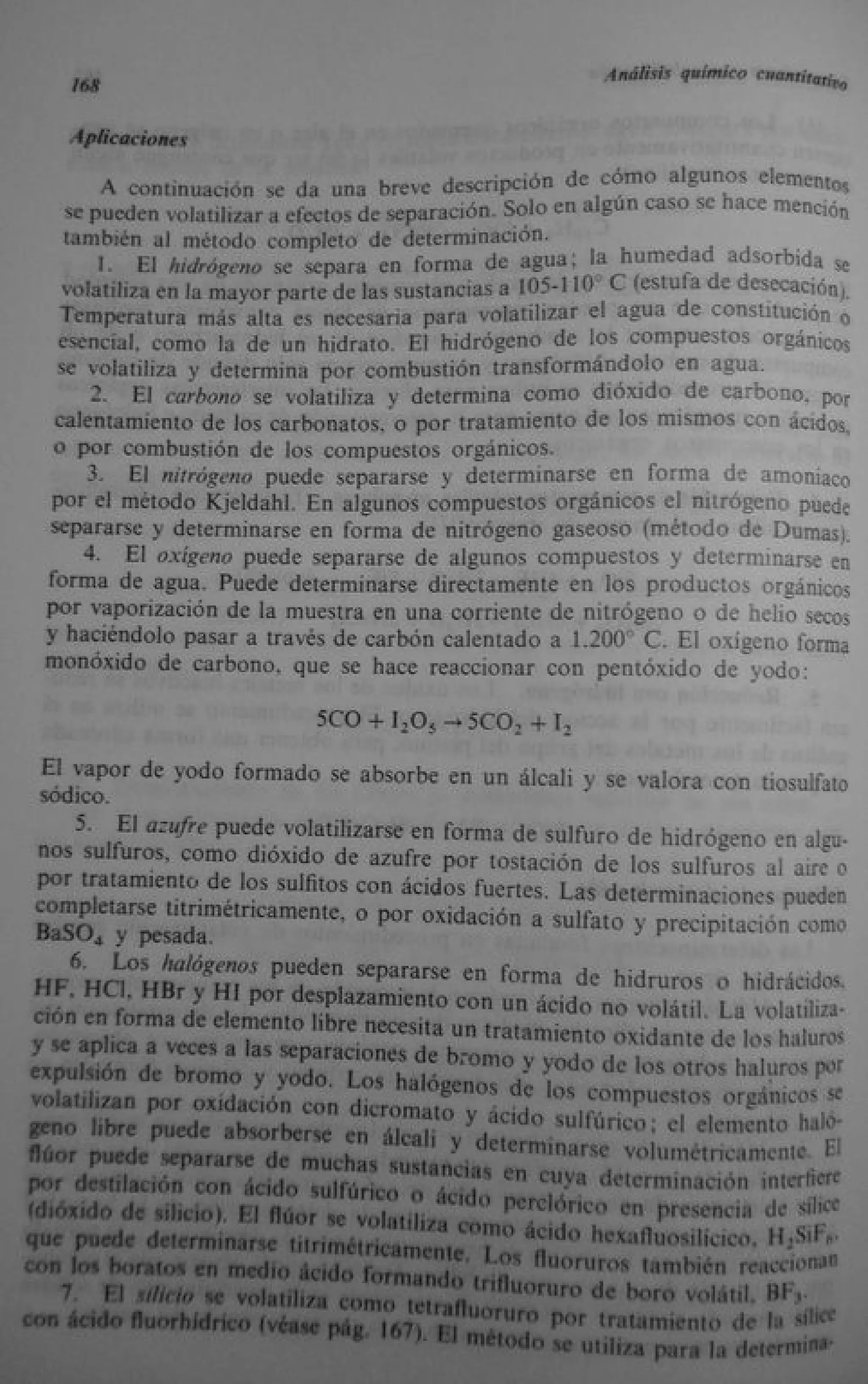 Analisis Quimico de AYRES