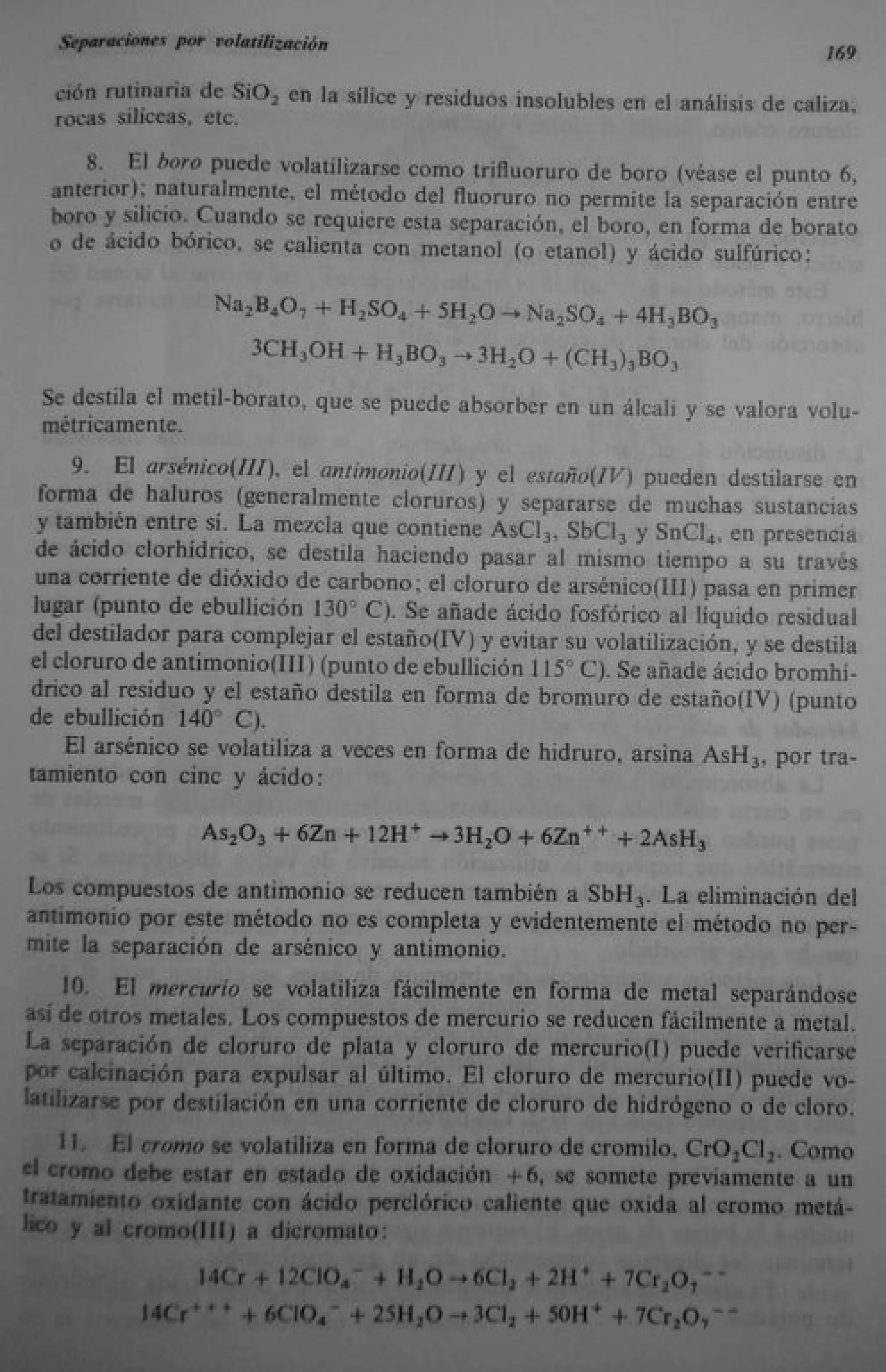 Analisis Quimico de AYRES