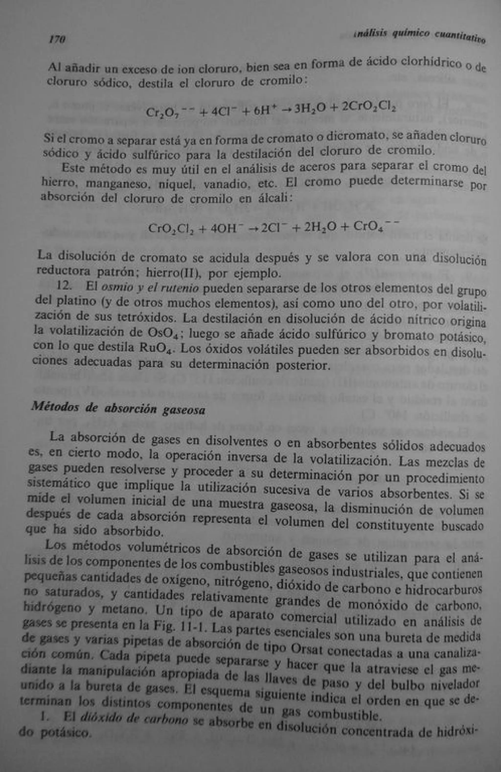 Analisis Quimico de AYRES