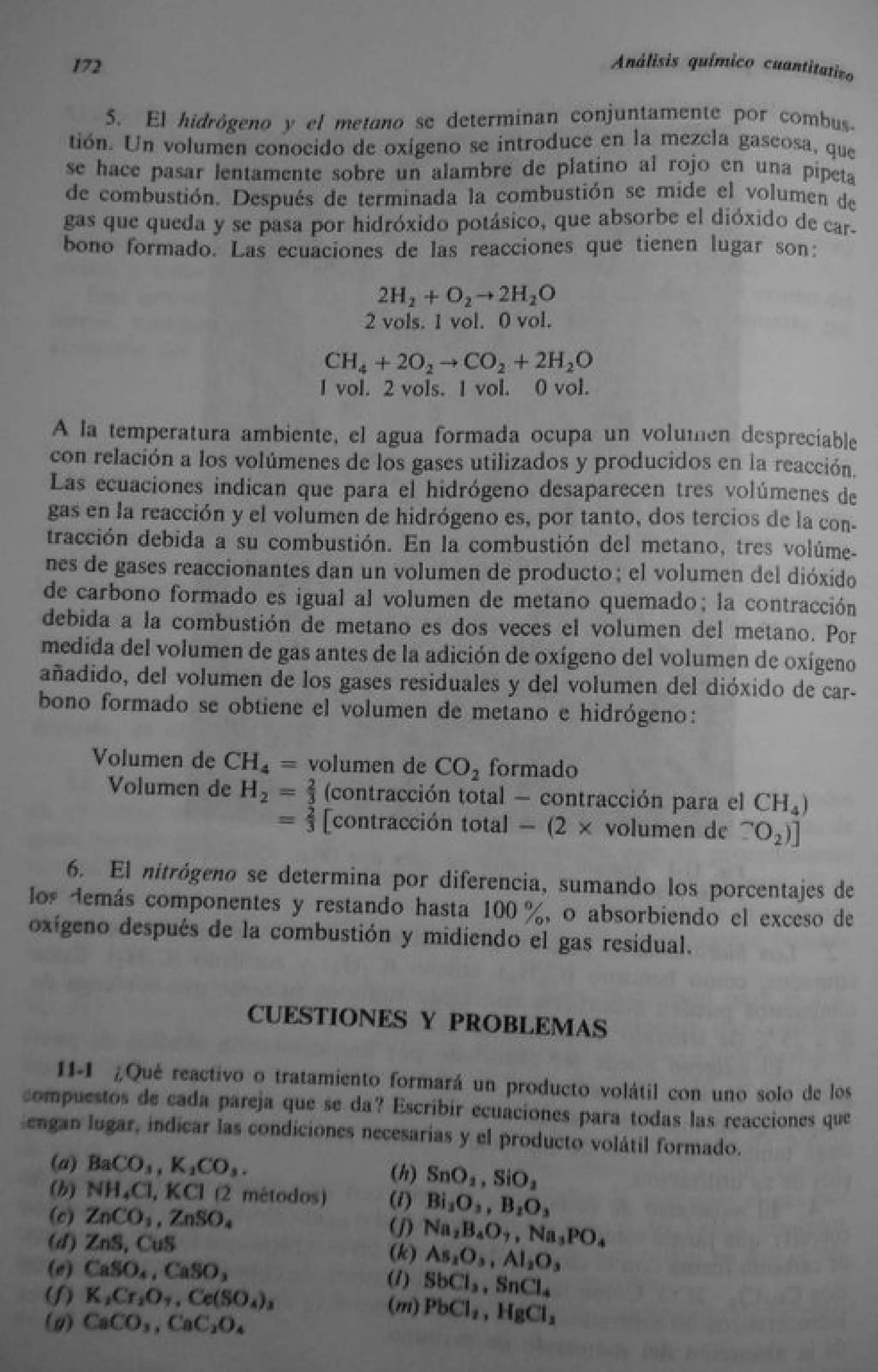 Analisis Quimico de AYRES