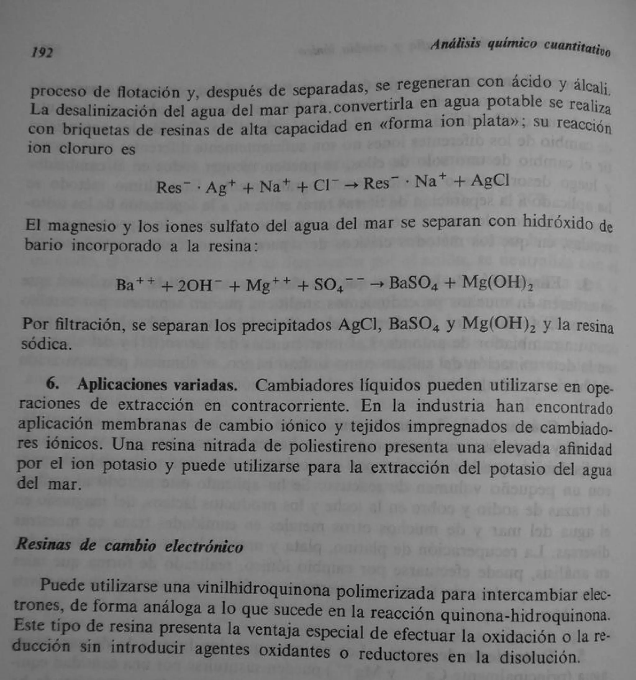 Analisis Quimico de AYRES