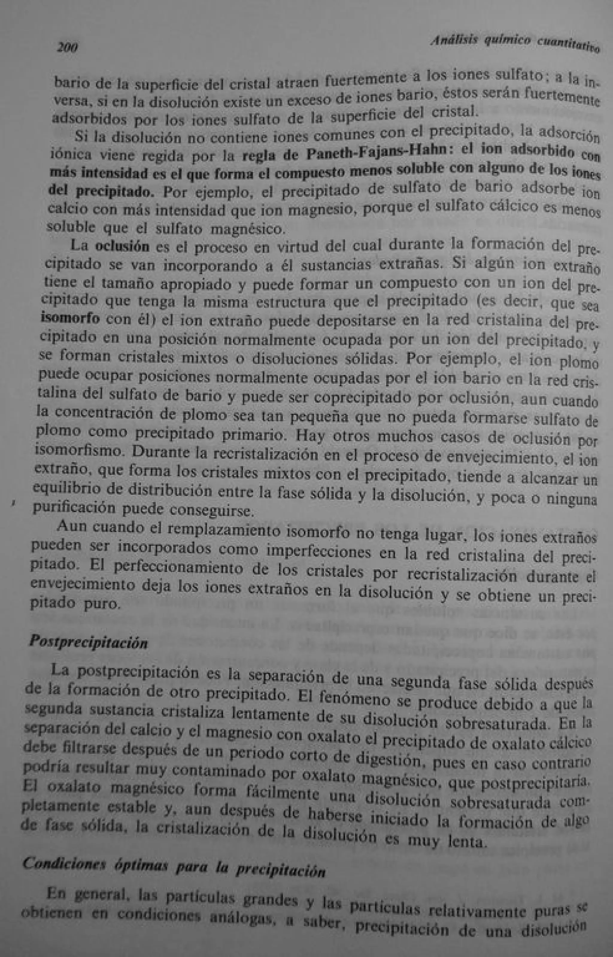 Analisis Quimico de AYRES