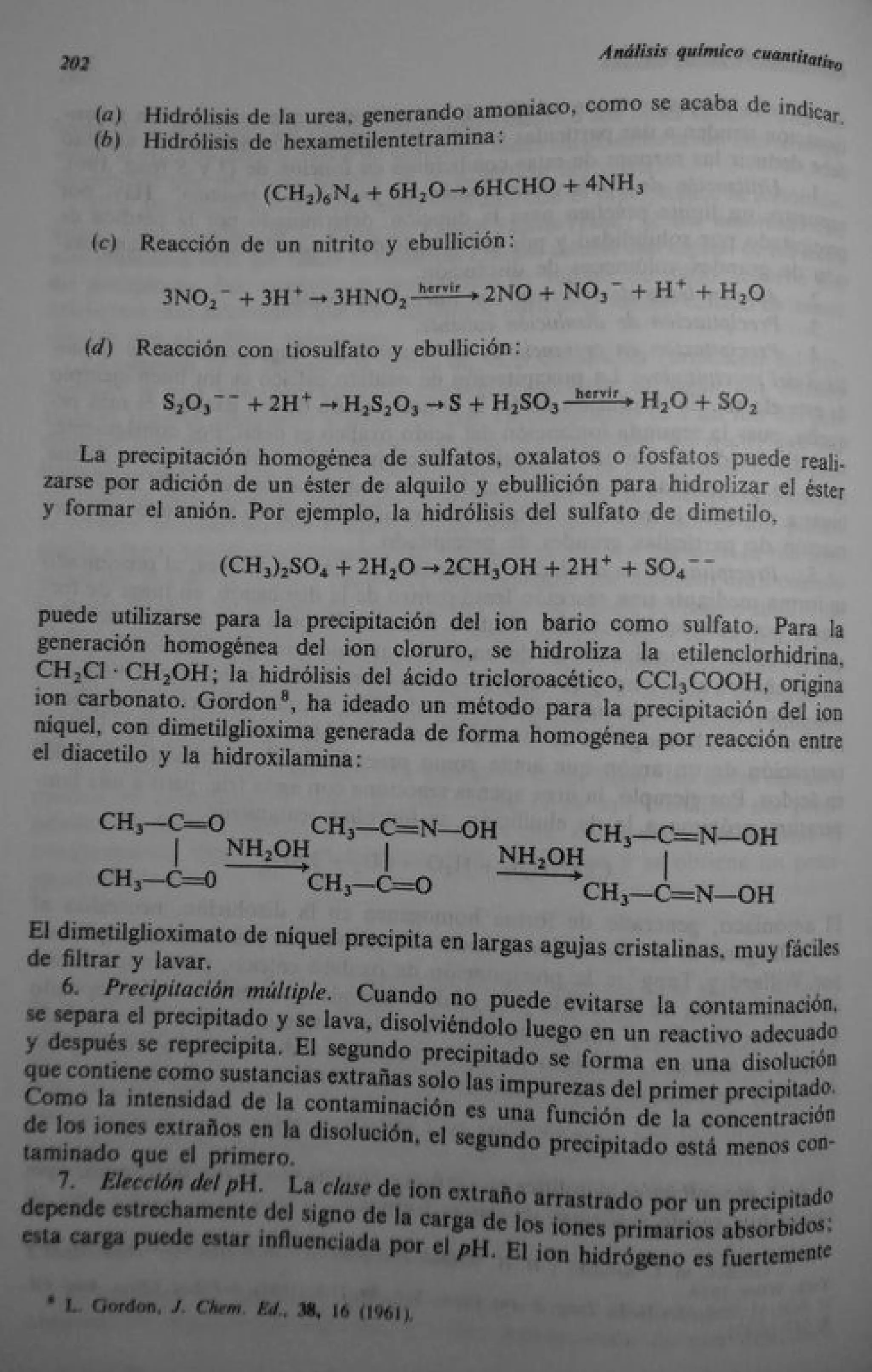 Analisis Quimico de AYRES