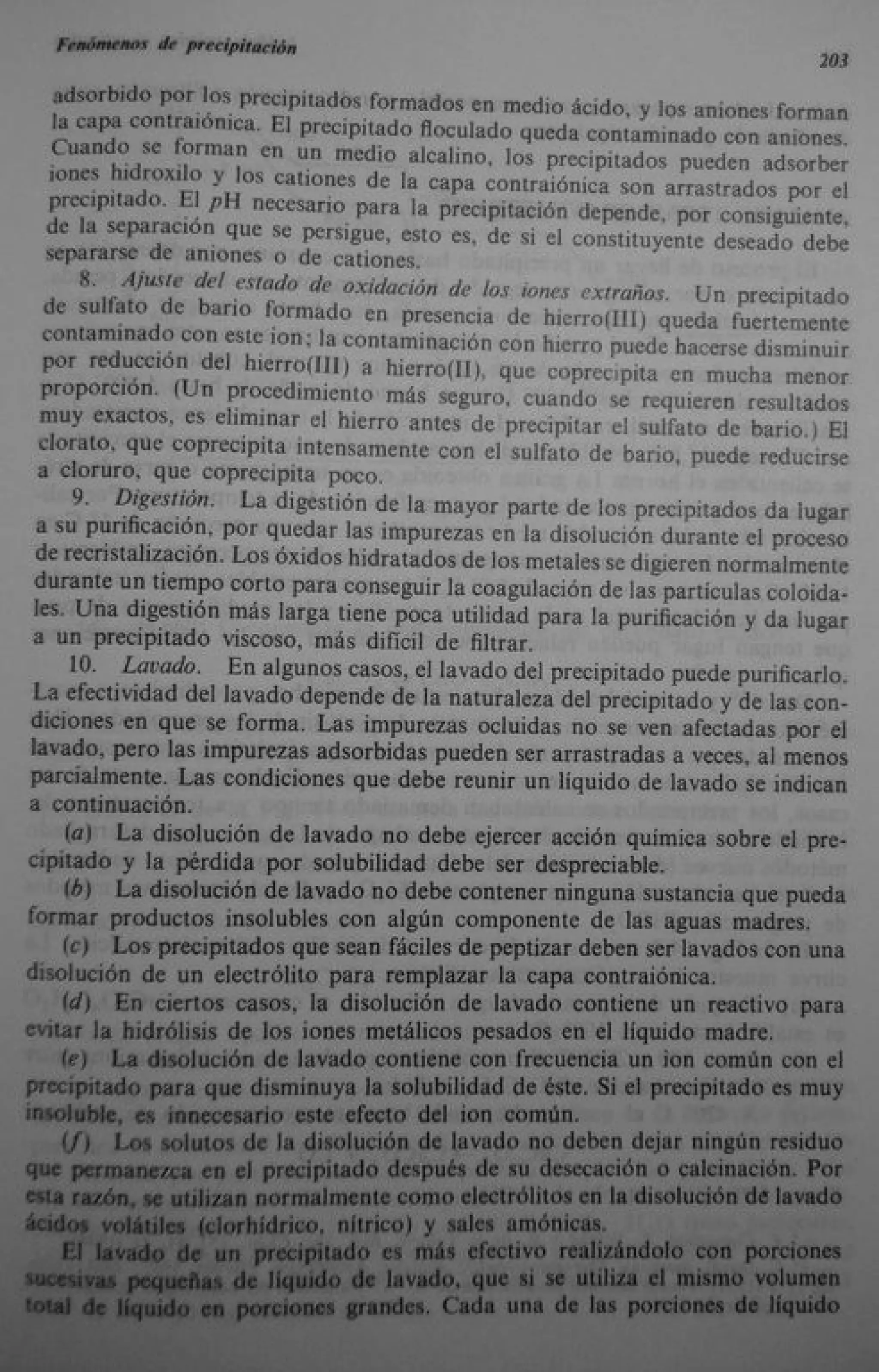 Analisis Quimico de AYRES