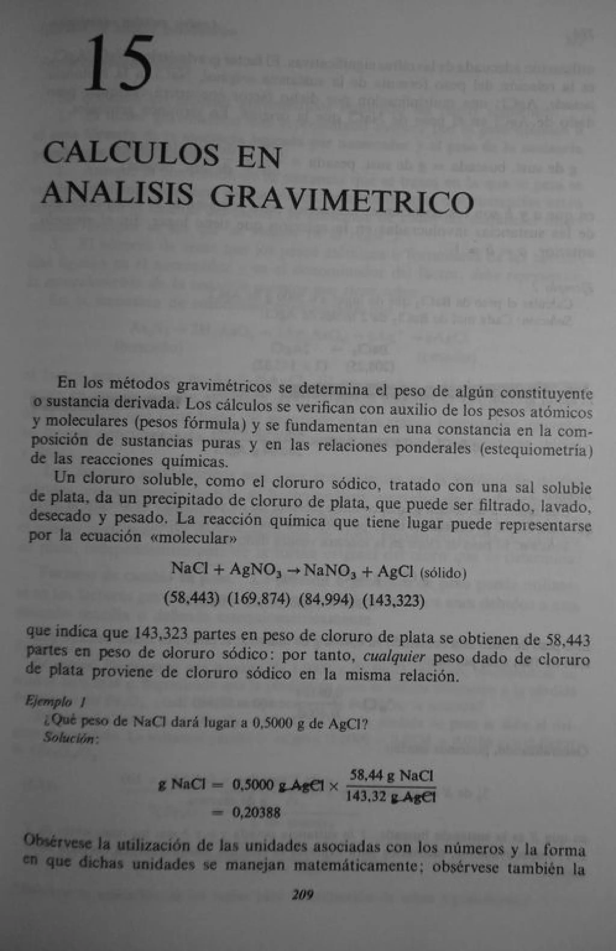 Analisis Quimico de AYRES