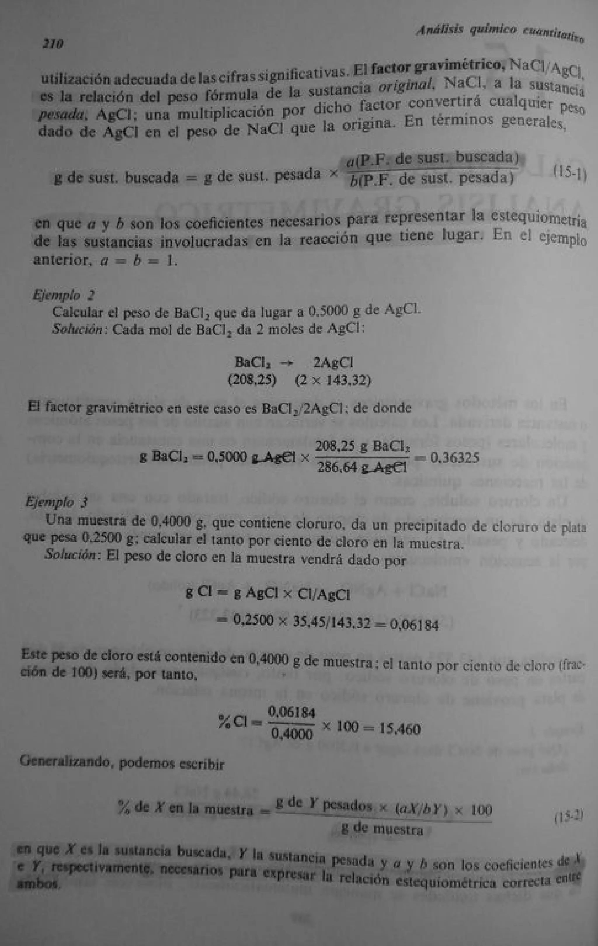 Analisis Quimico de AYRES