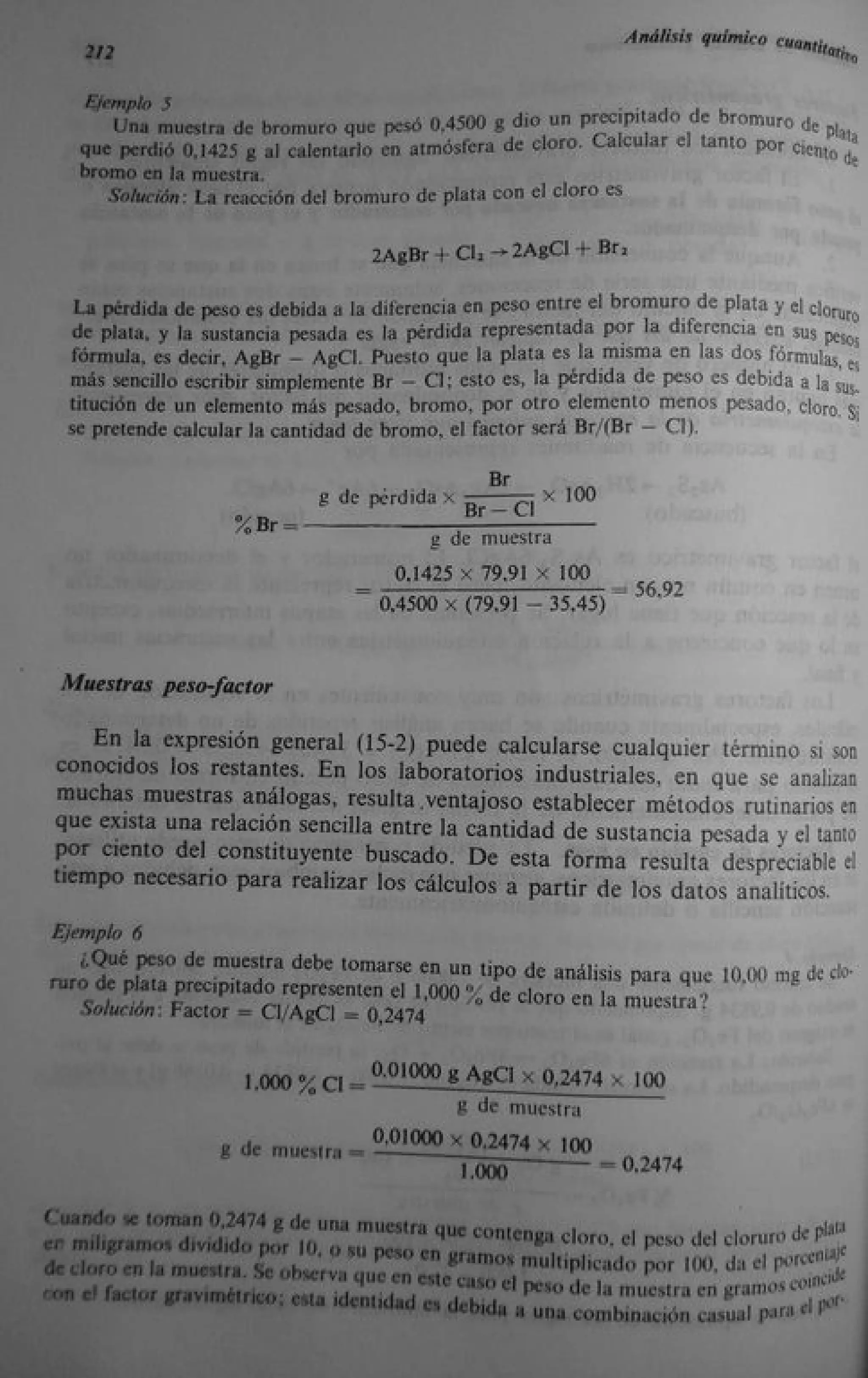 Analisis Quimico de AYRES