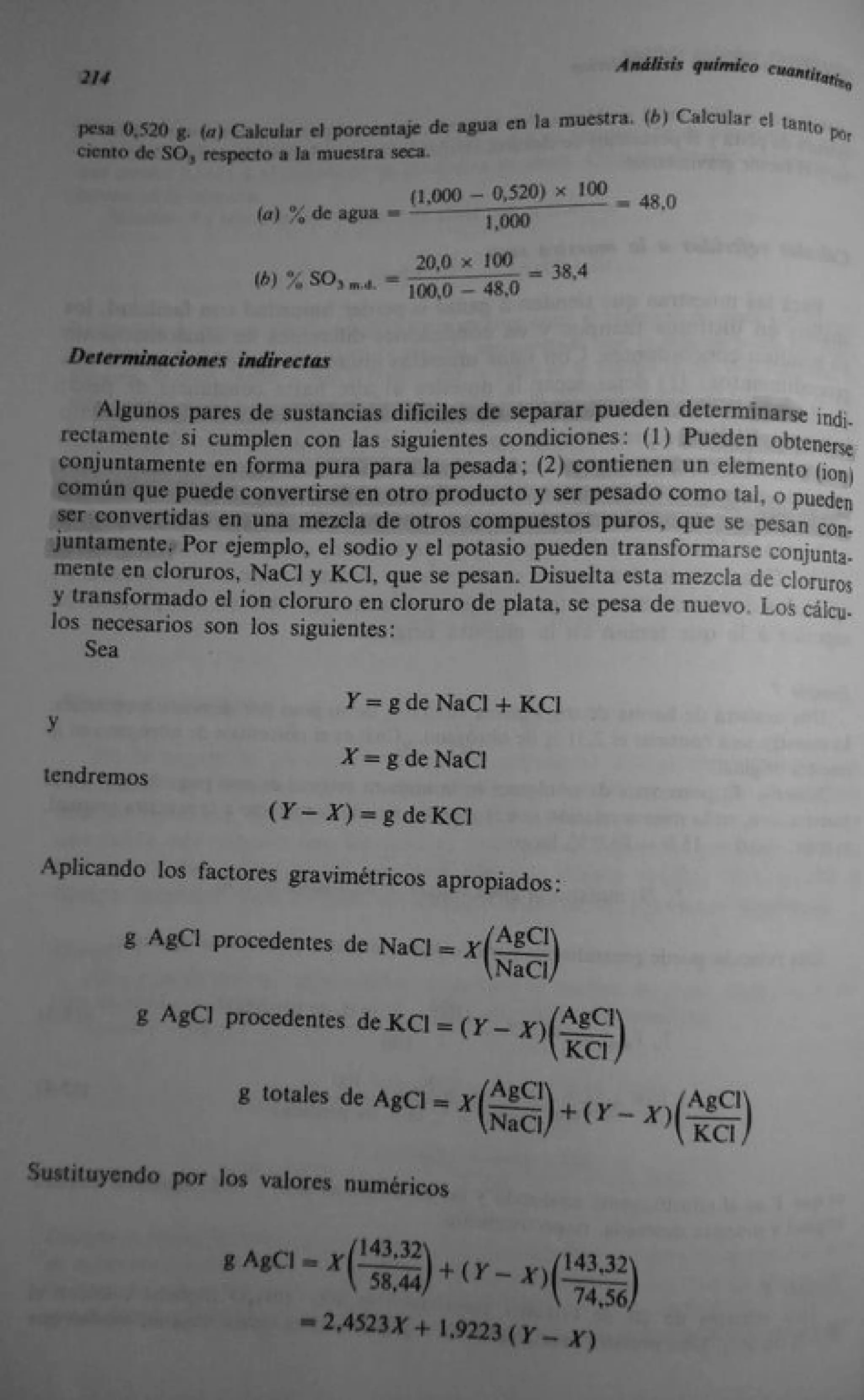 Analisis Quimico de AYRES