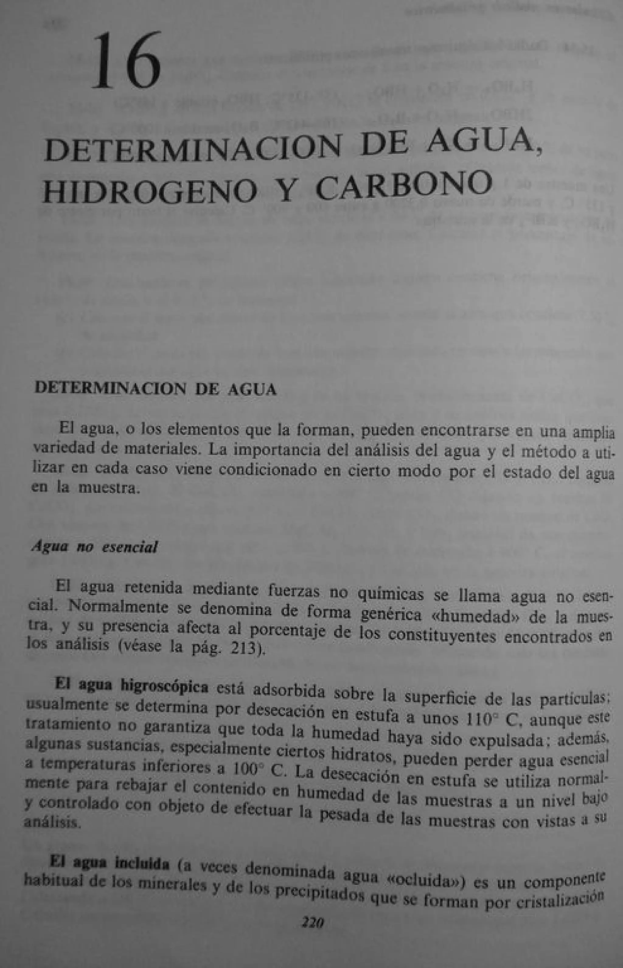 Analisis Quimico de AYRES