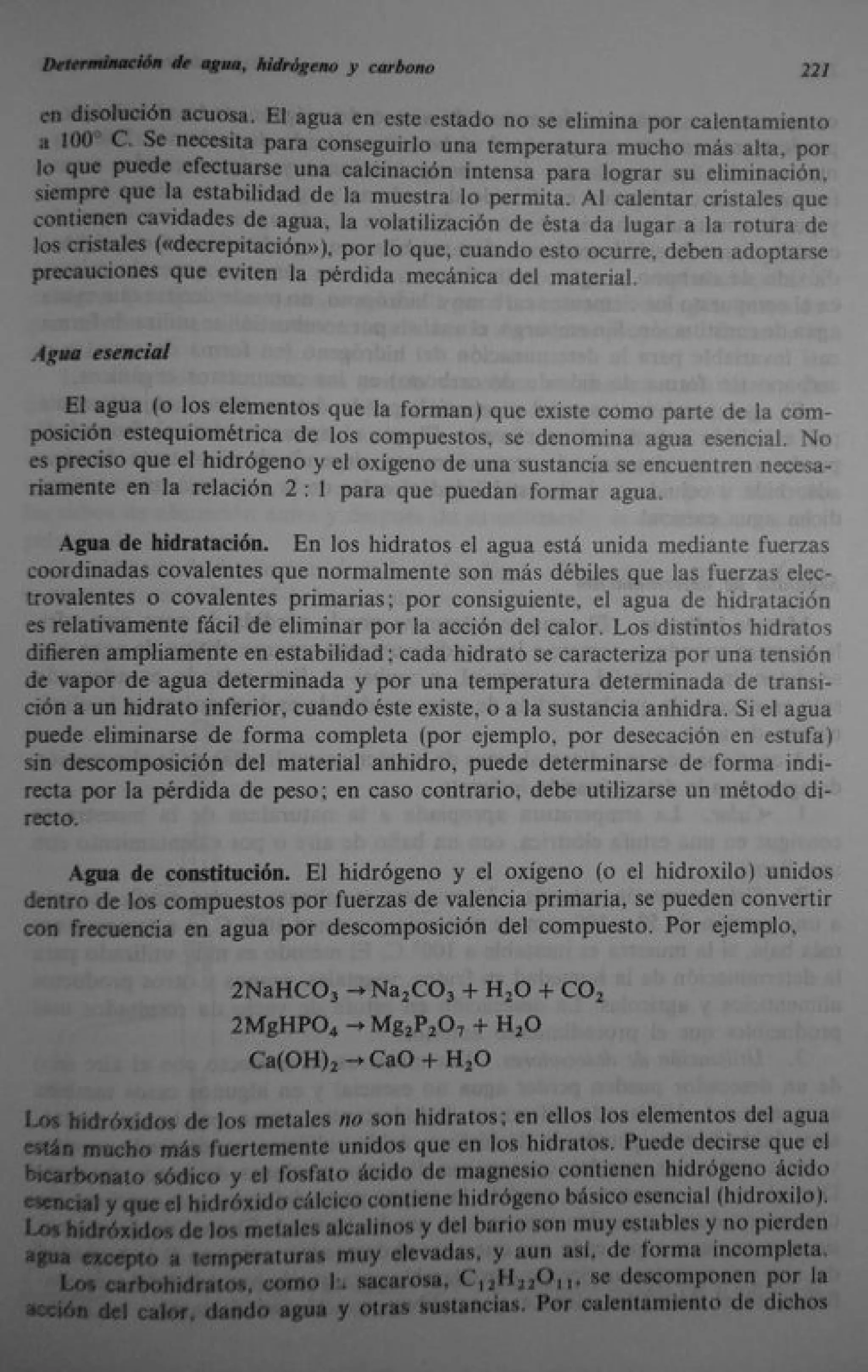 Analisis Quimico de AYRES