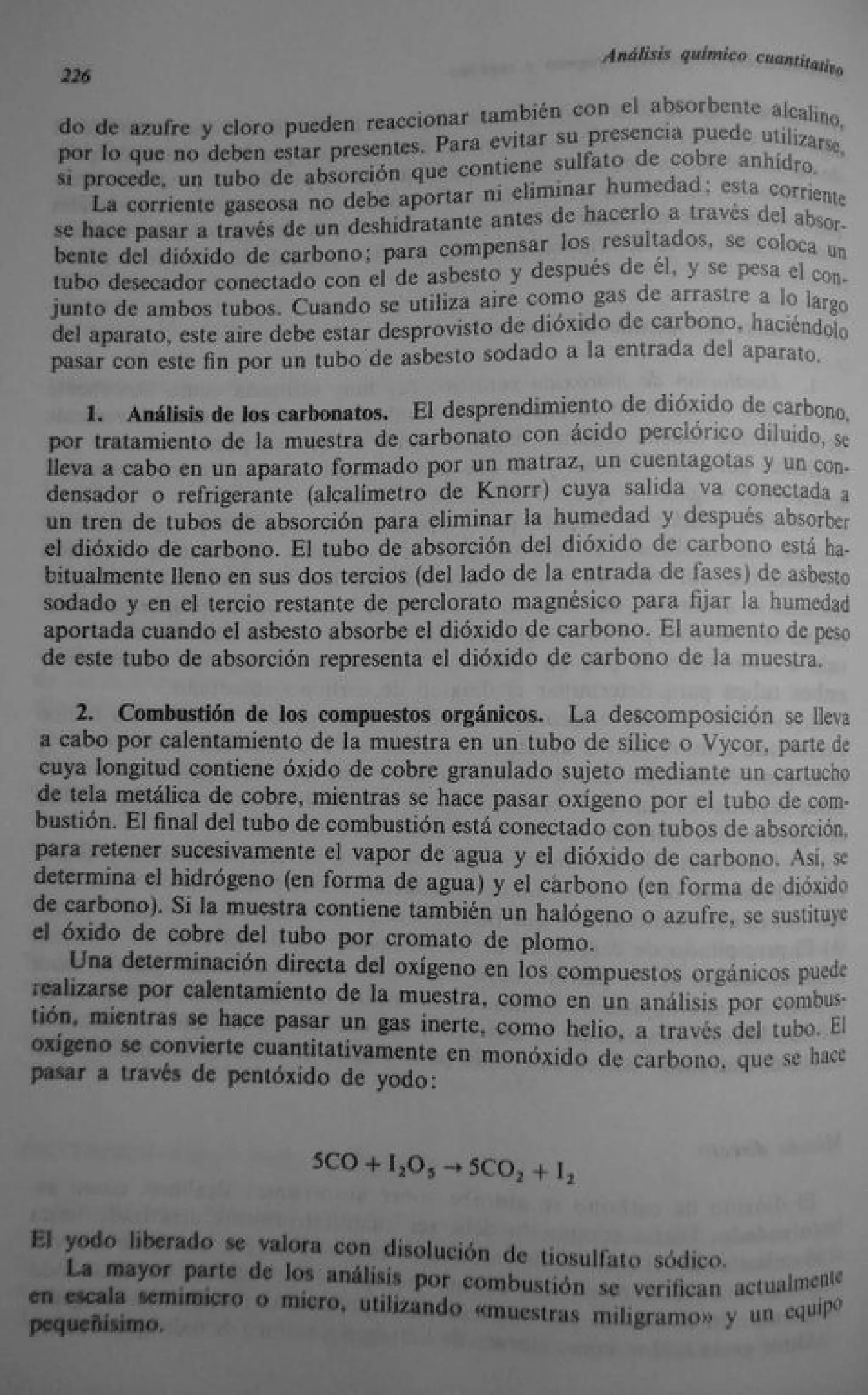 Analisis Quimico de AYRES