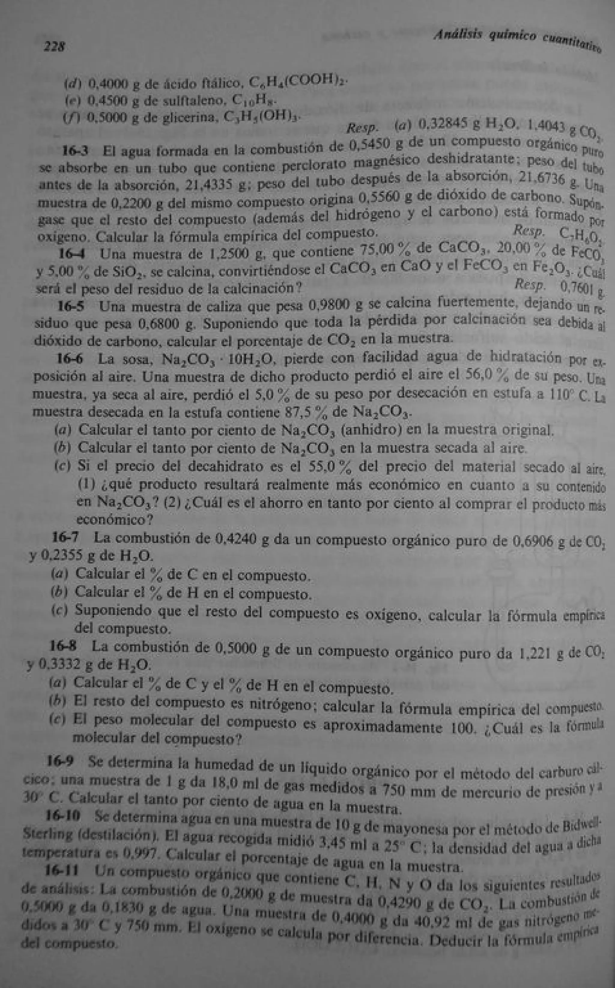 Analisis Quimico de AYRES