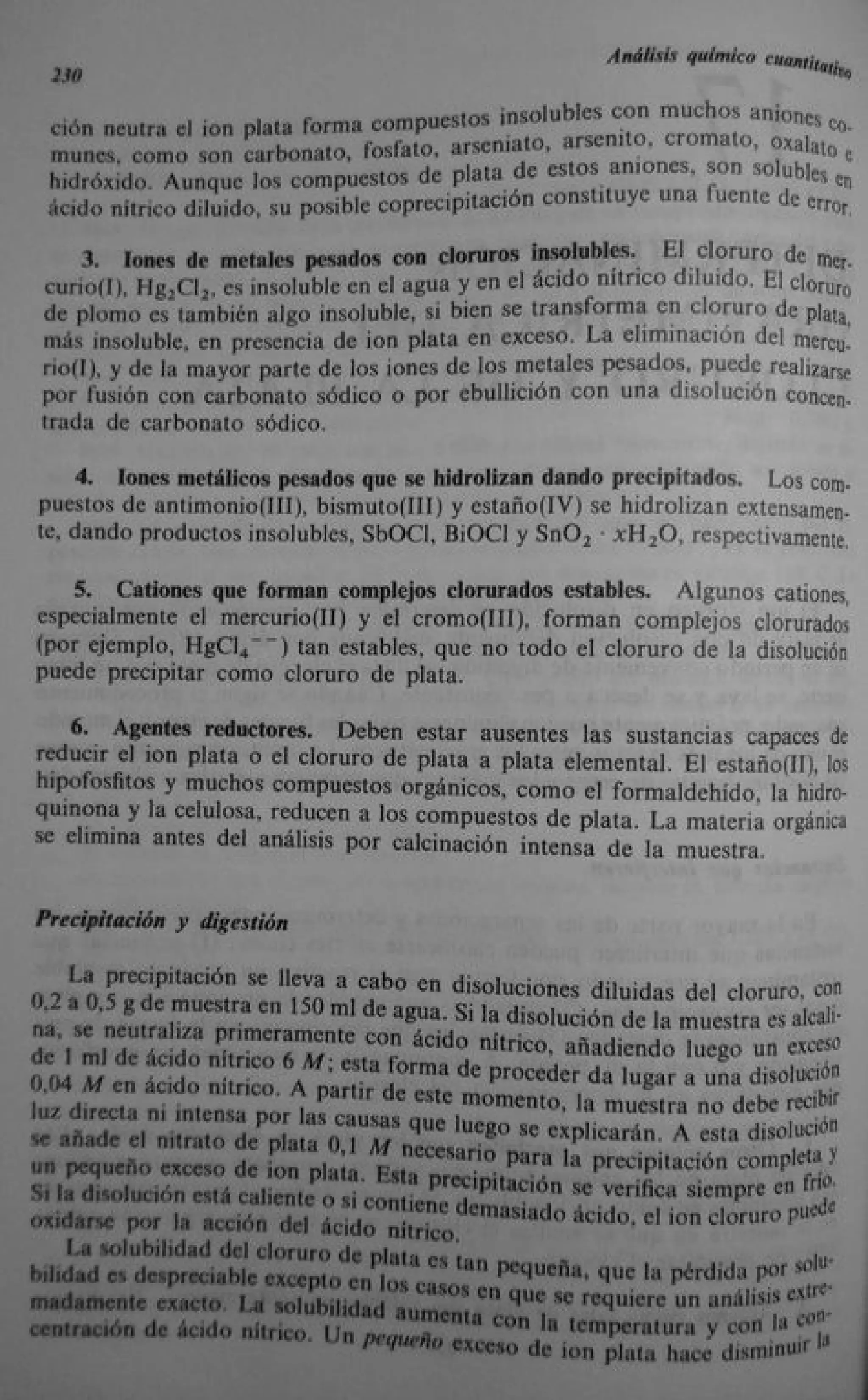 Analisis Quimico de AYRES