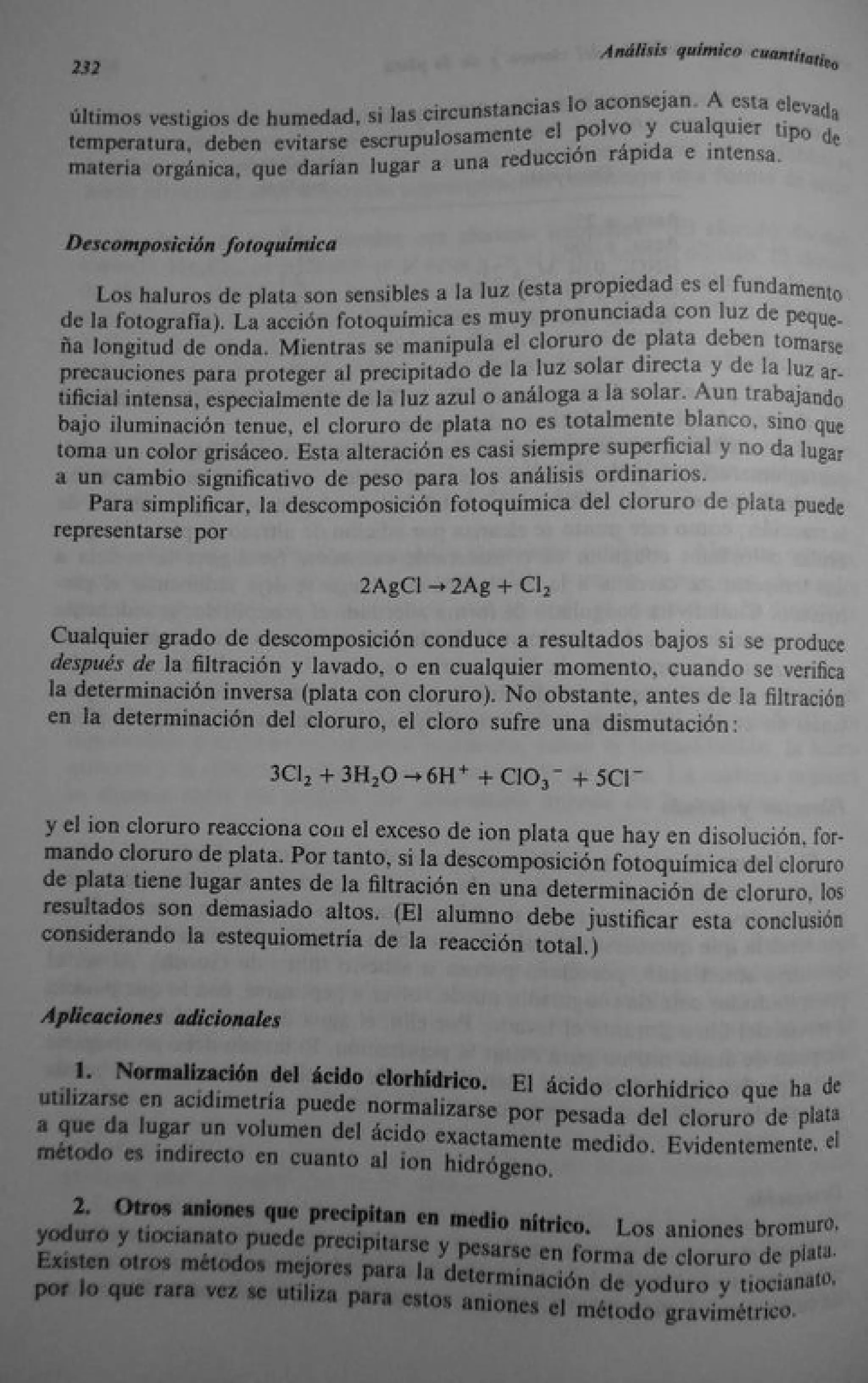 Analisis Quimico de AYRES