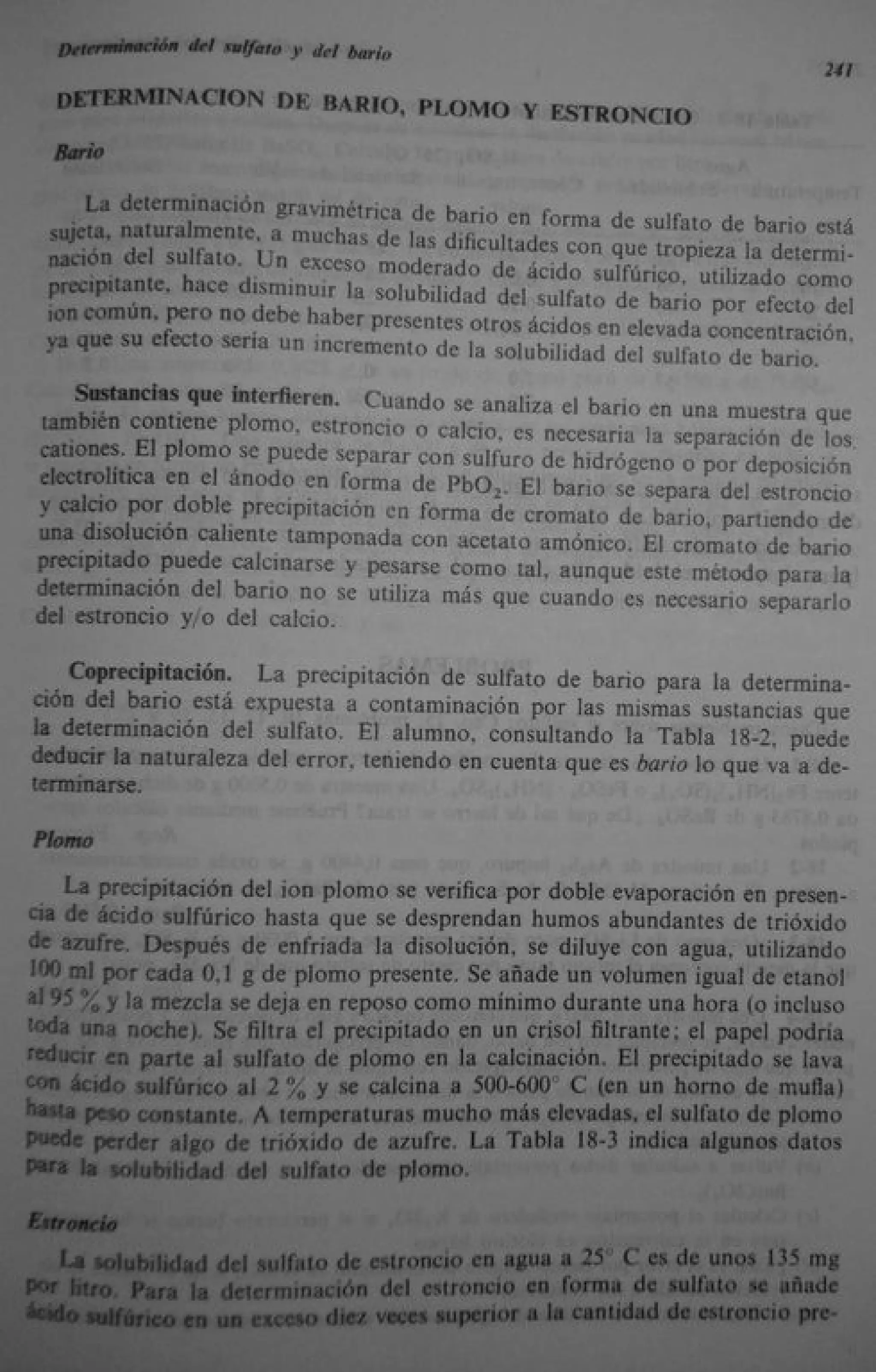 Analisis Quimico de AYRES