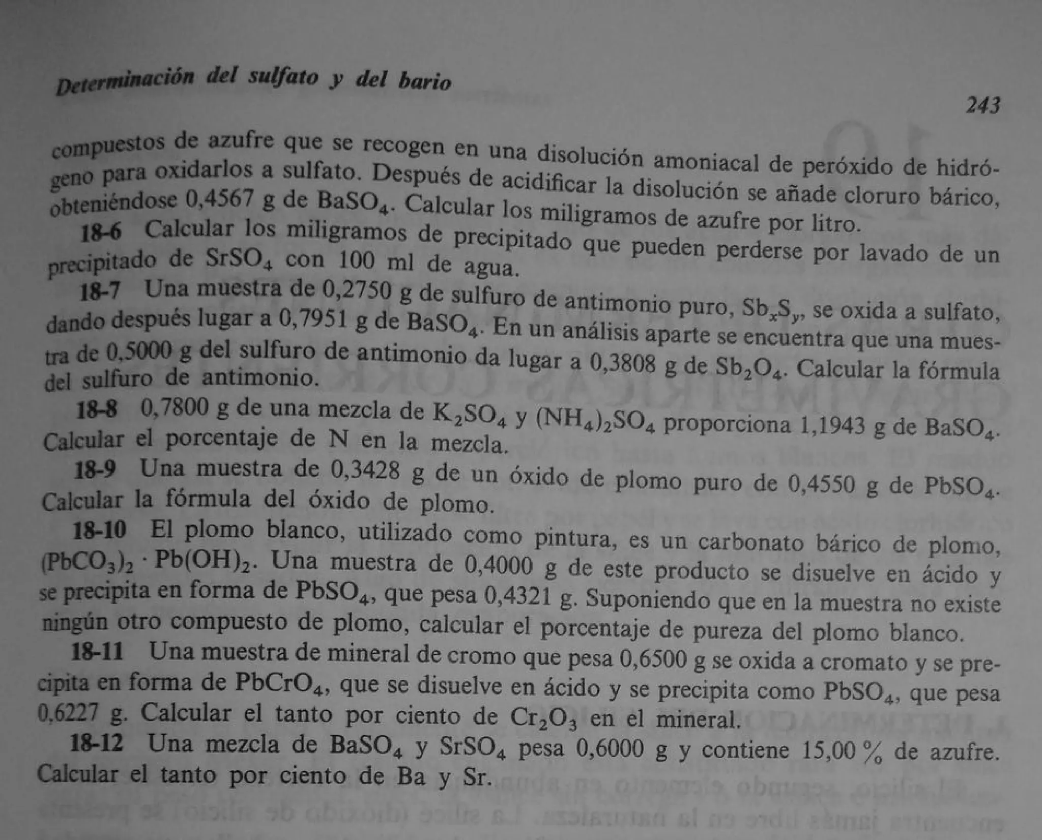 Analisis Quimico de AYRES