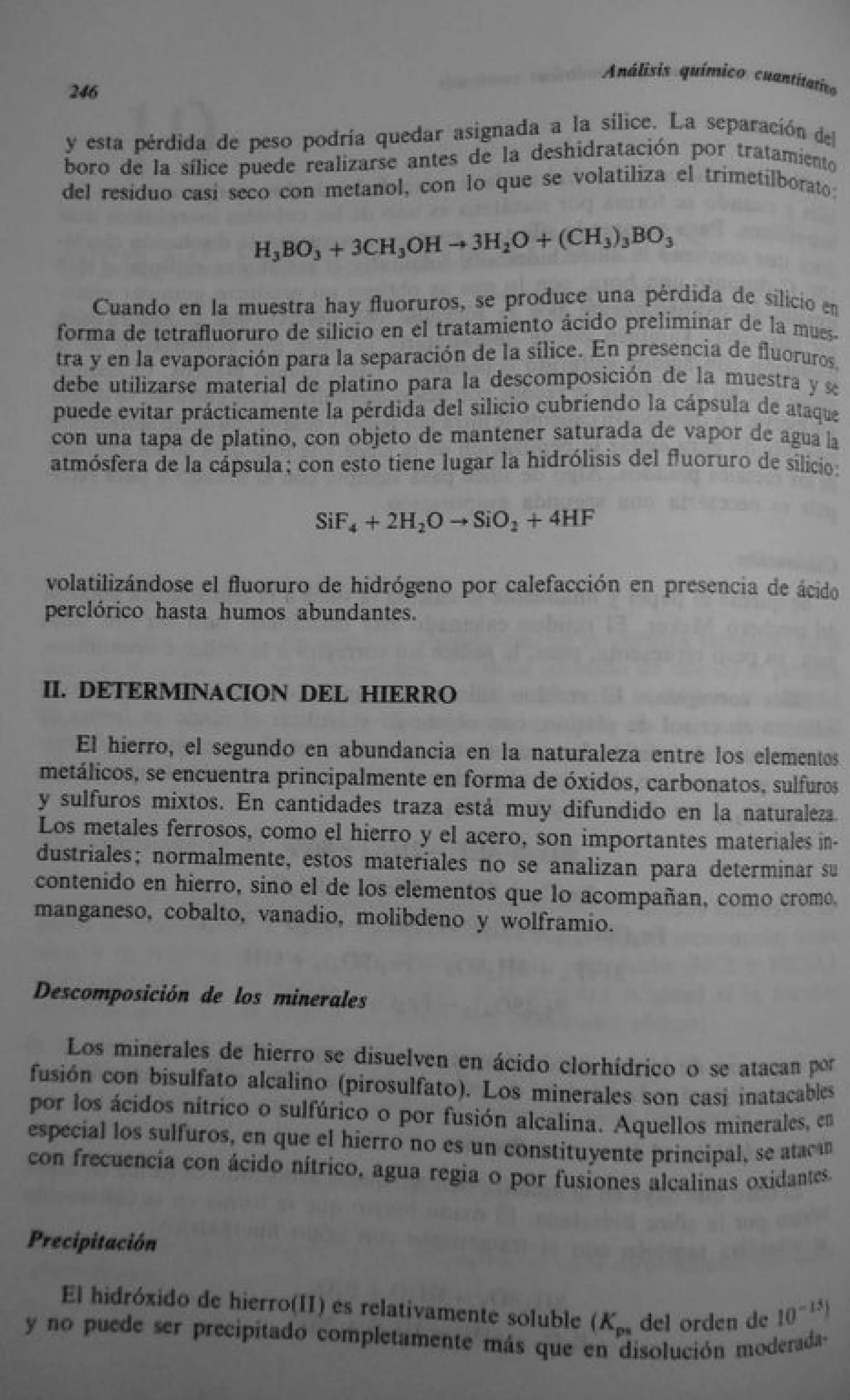 Analisis Quimico de AYRES