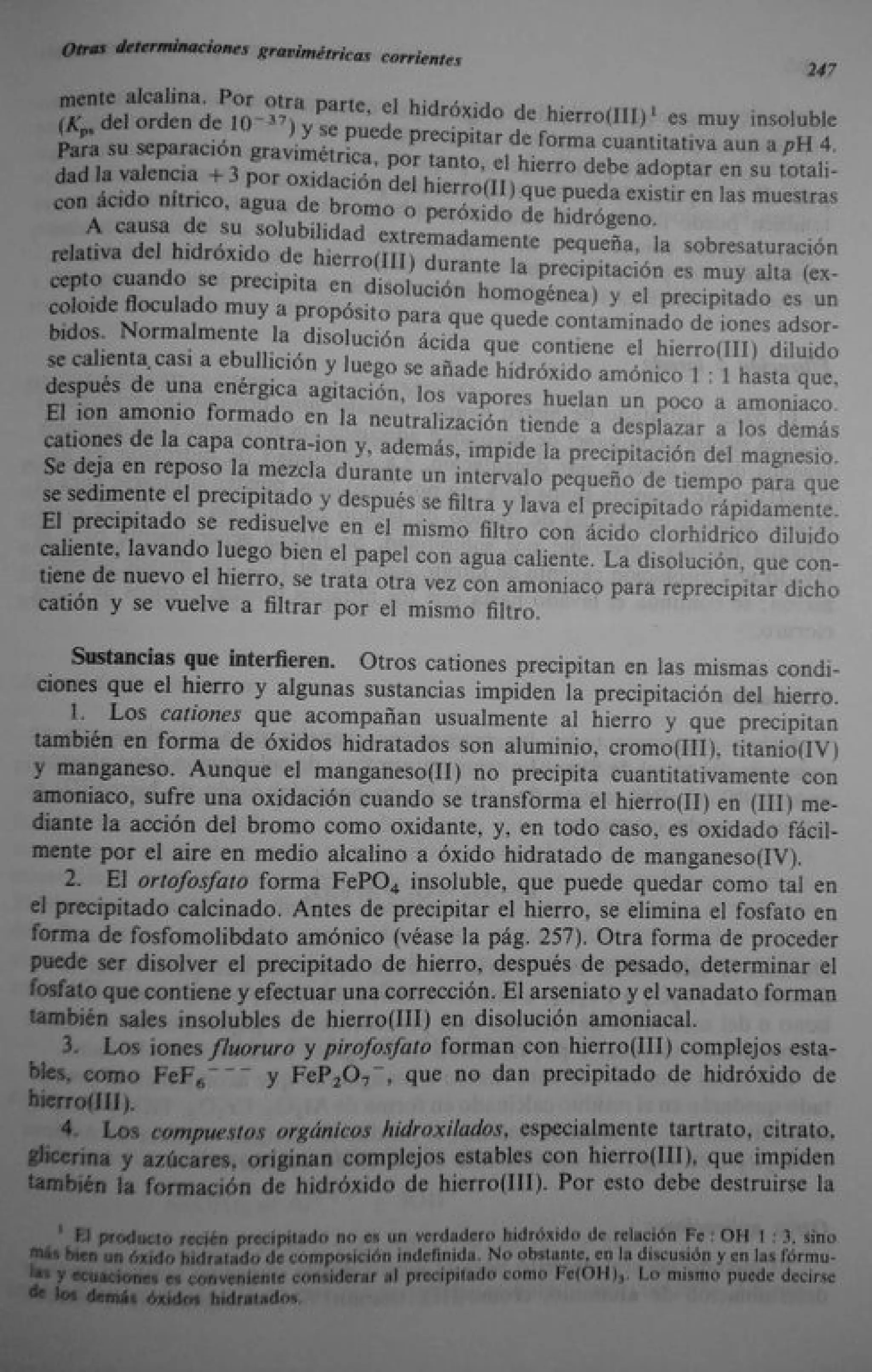 Analisis Quimico de AYRES