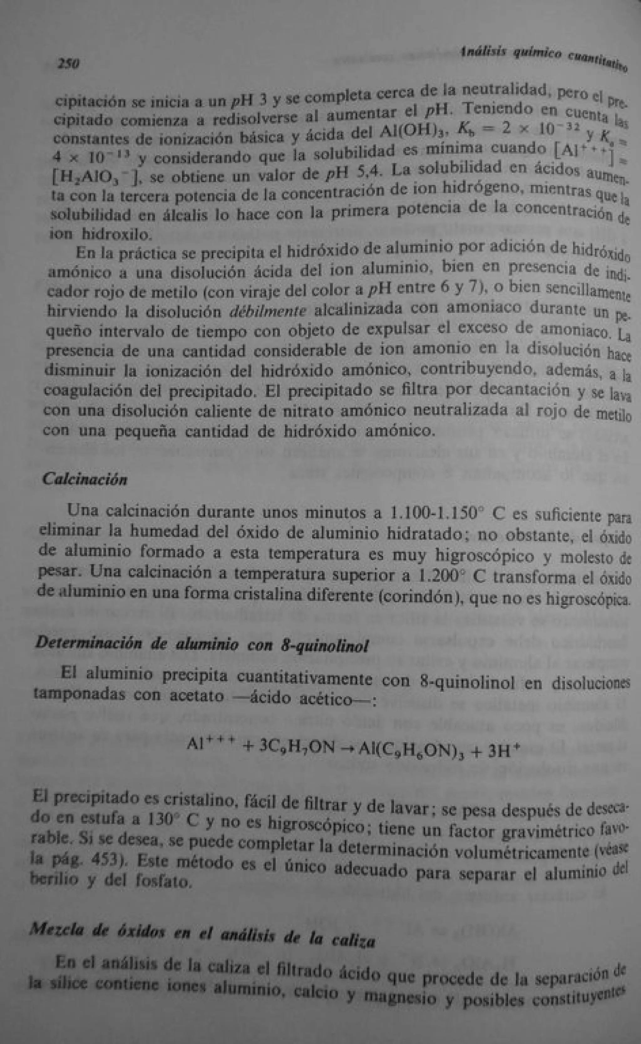 Analisis Quimico de AYRES