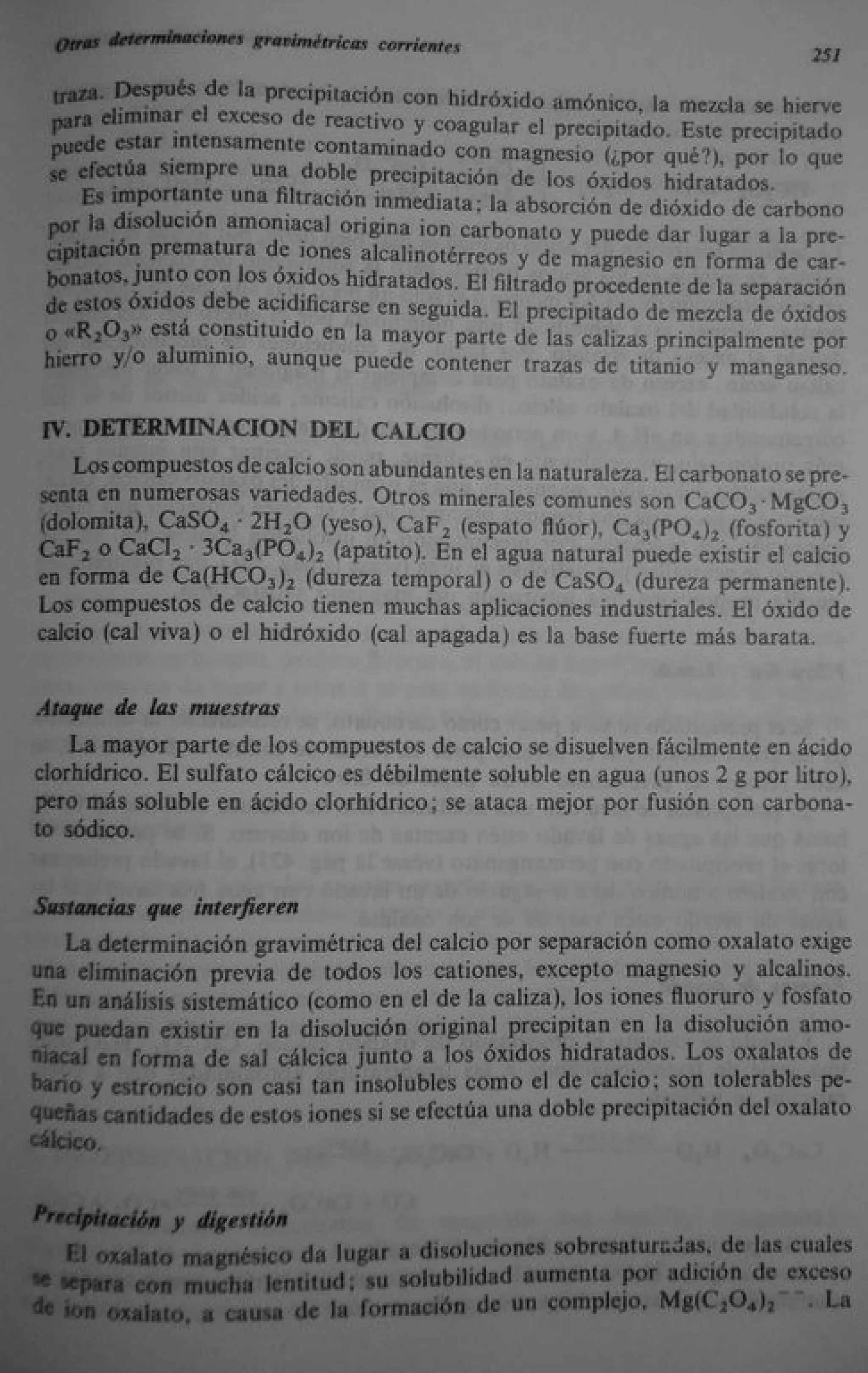 Analisis Quimico de AYRES