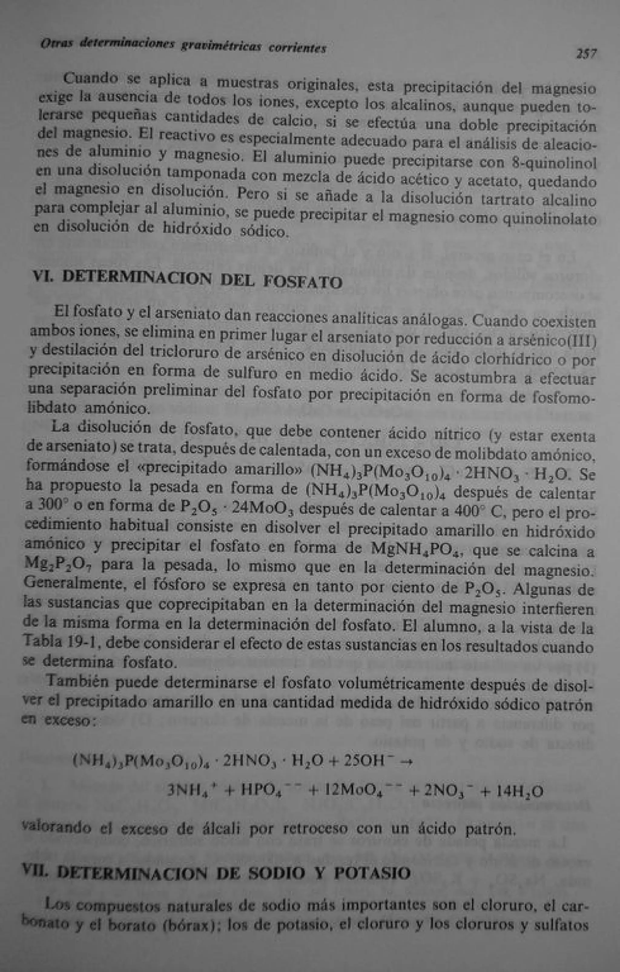 Analisis Quimico de AYRES