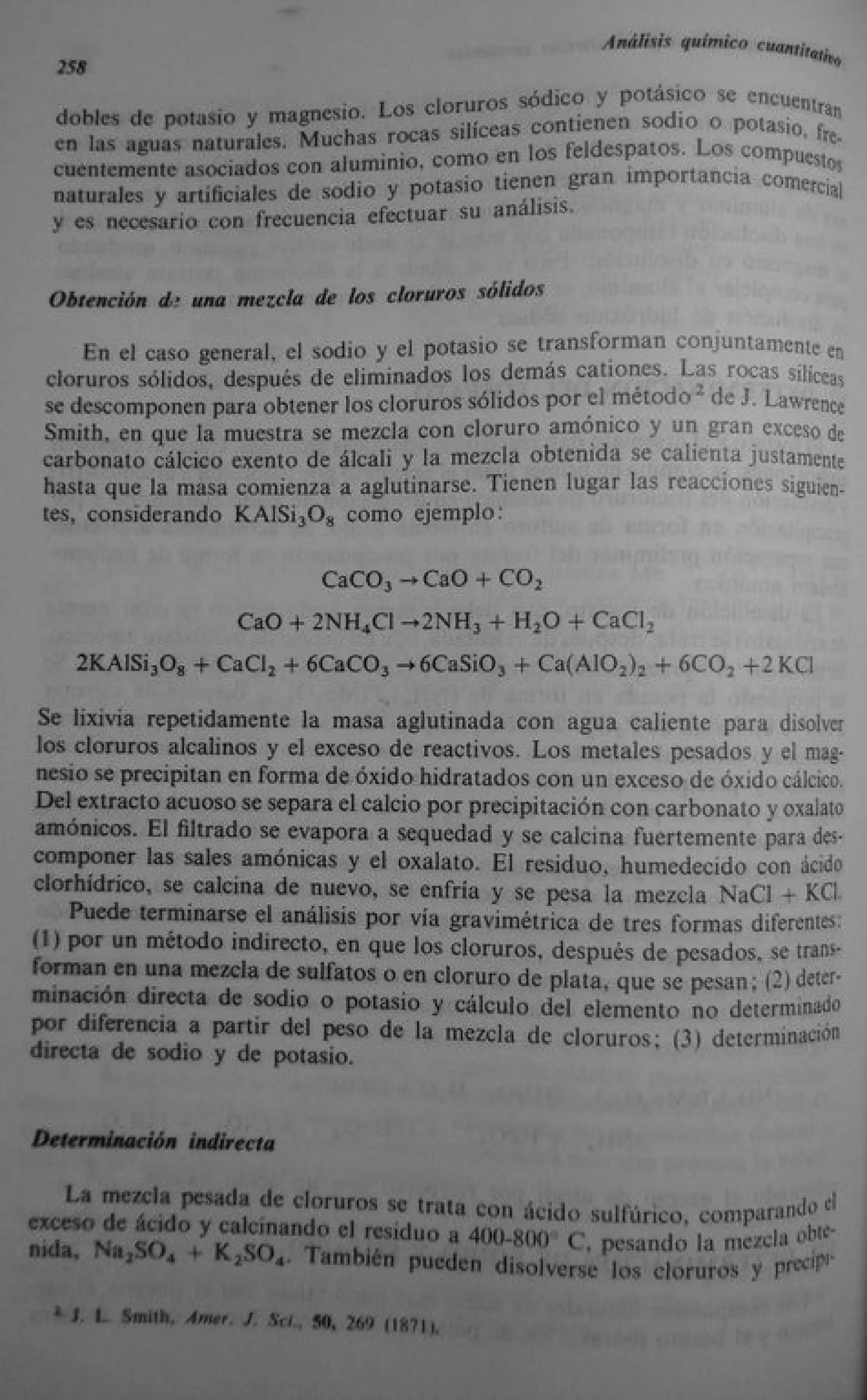 Analisis Quimico de AYRES