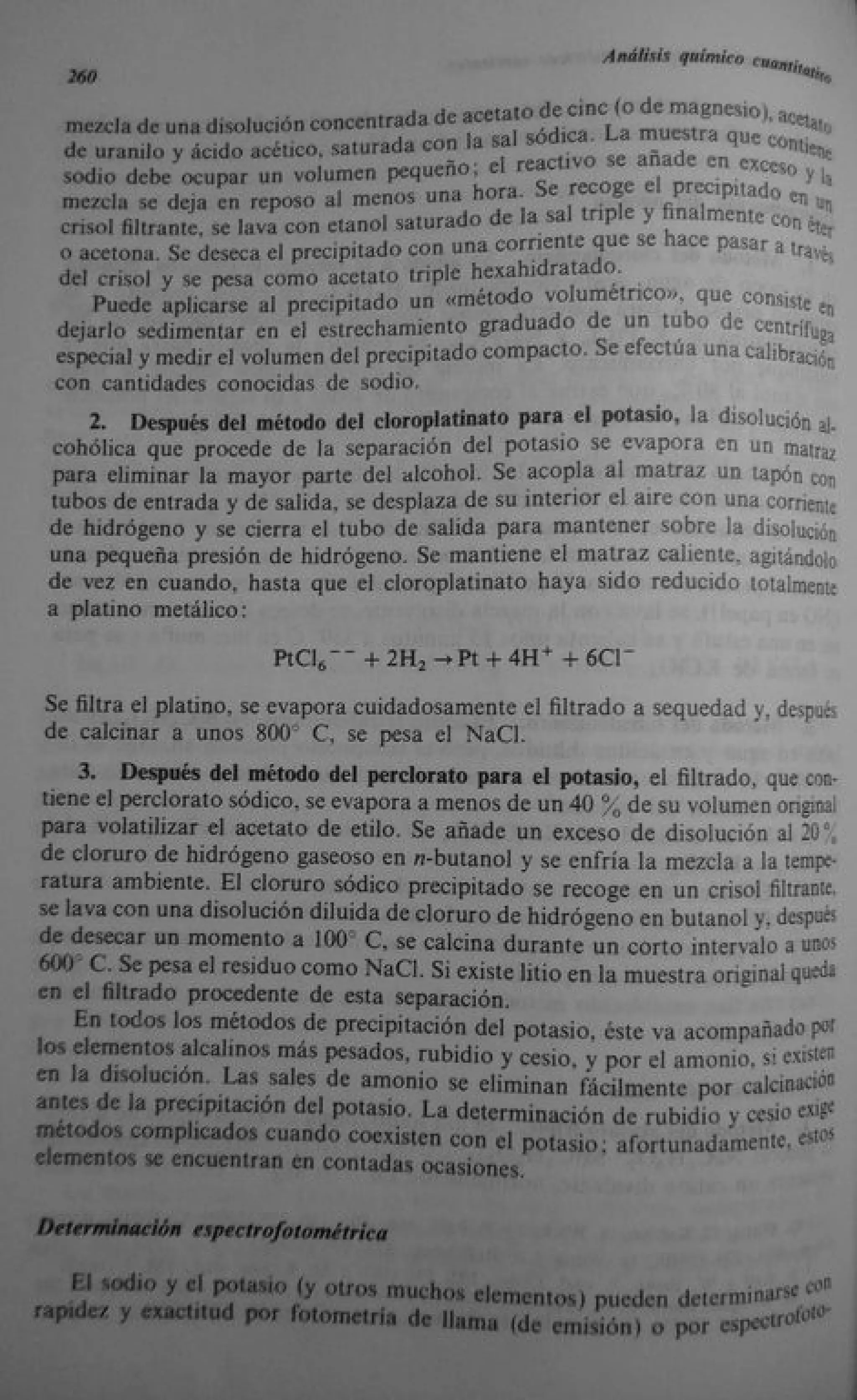 Analisis Quimico de AYRES