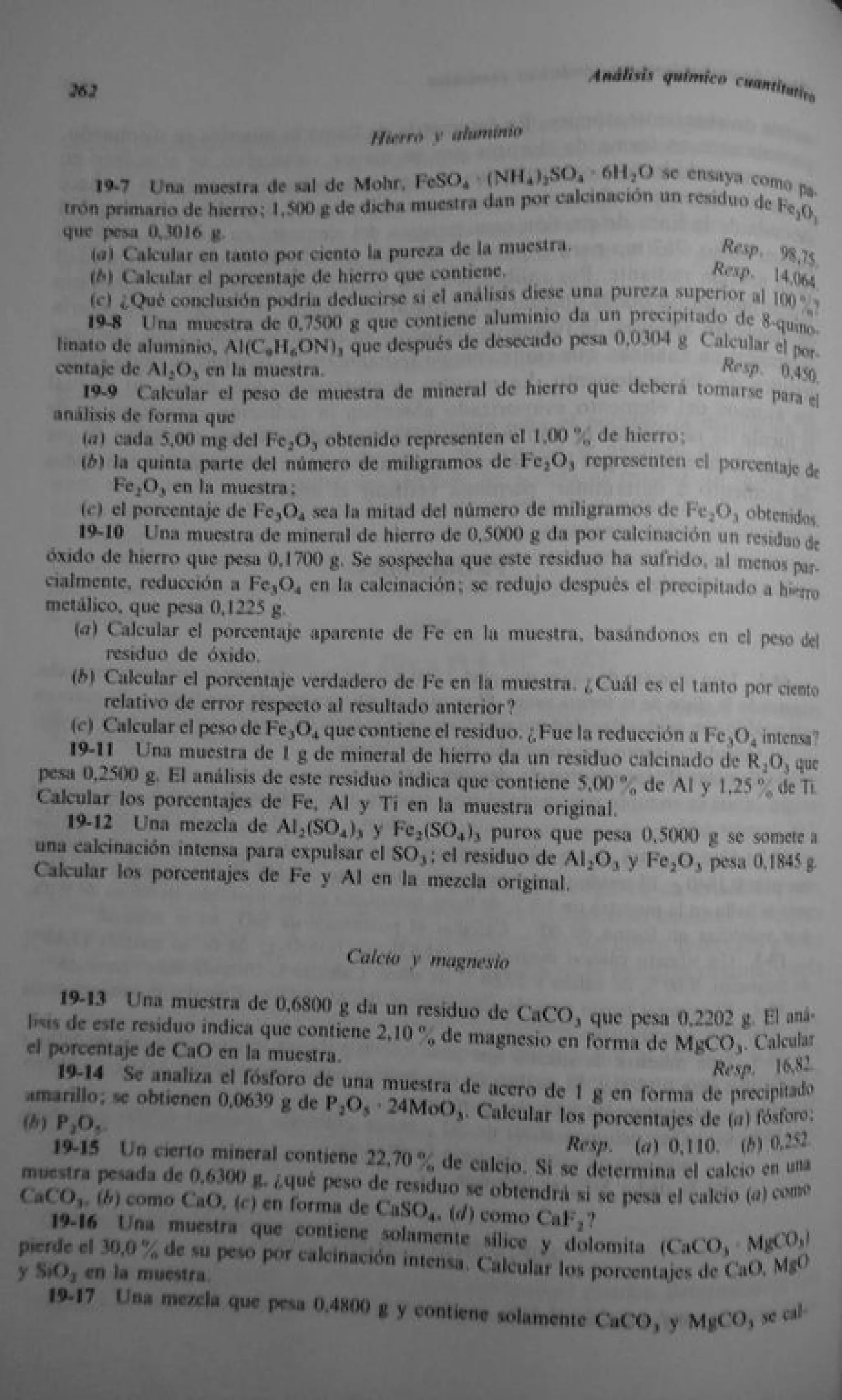 Analisis Quimico de AYRES