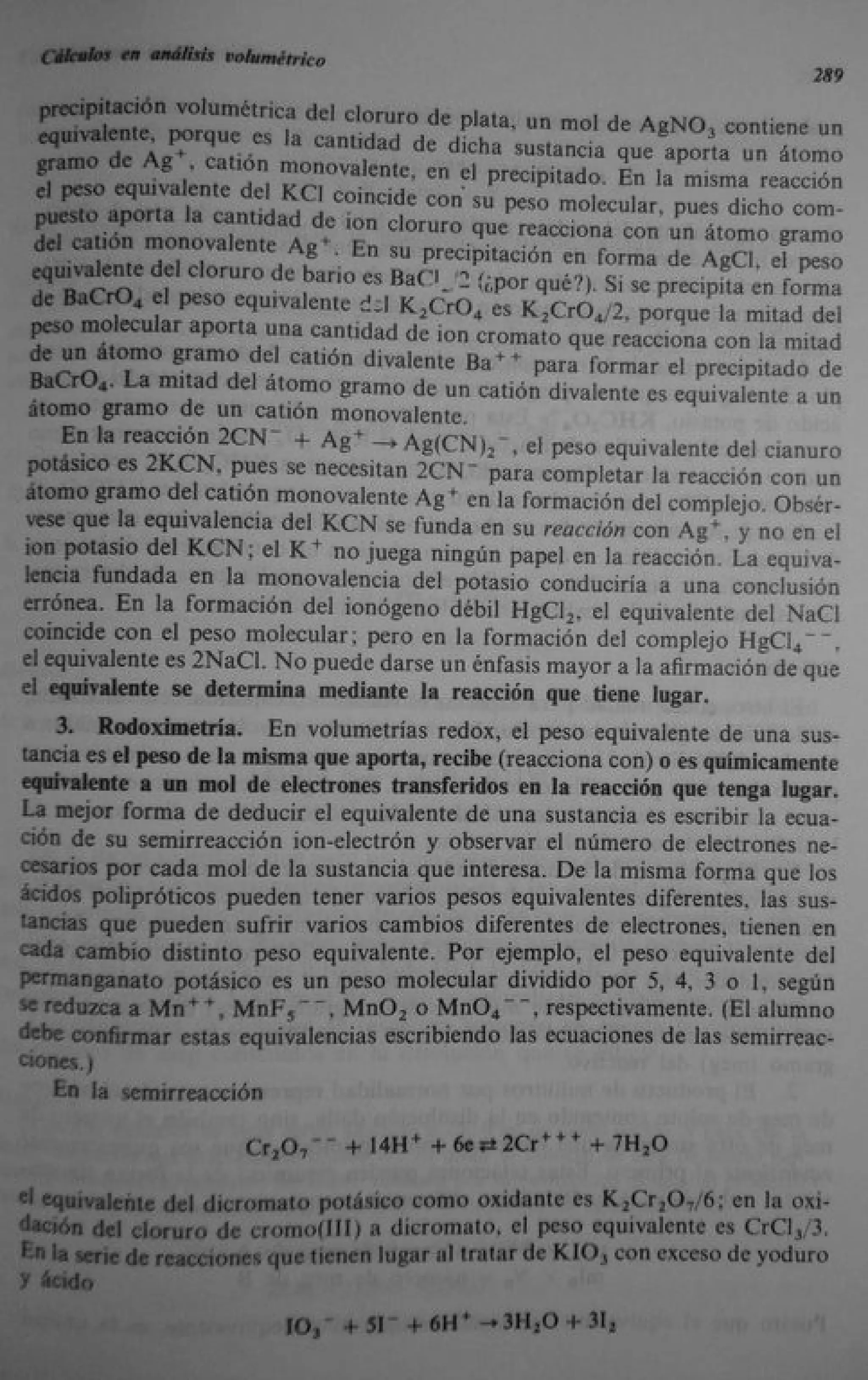 Analisis Quimico de AYRES