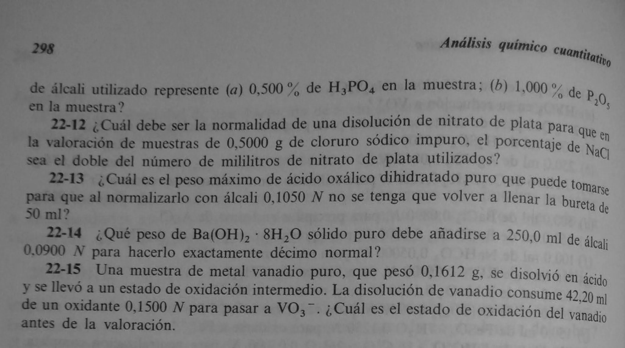 Analisis Quimico de AYRES