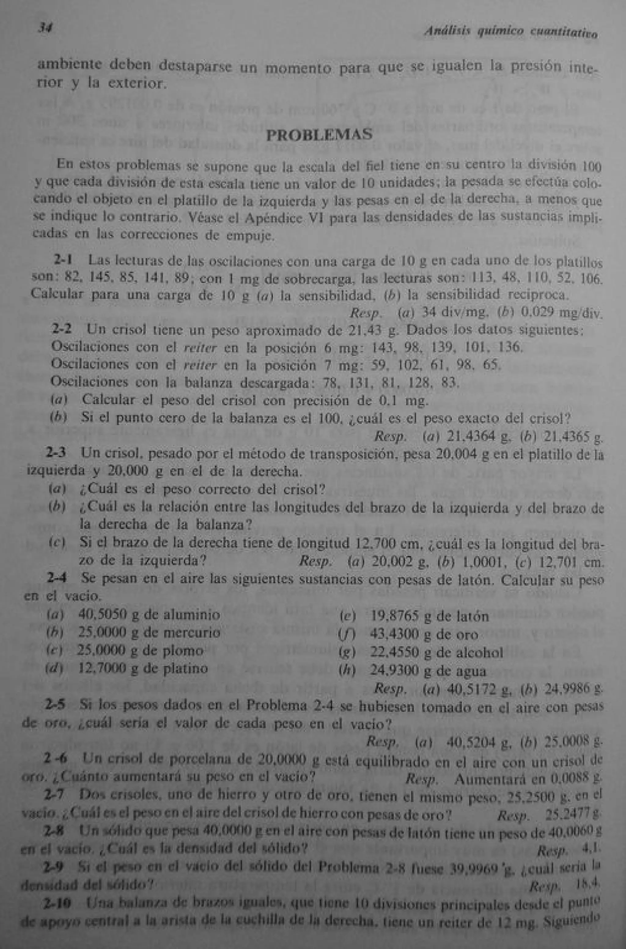 Analisis Quimico de AYRES