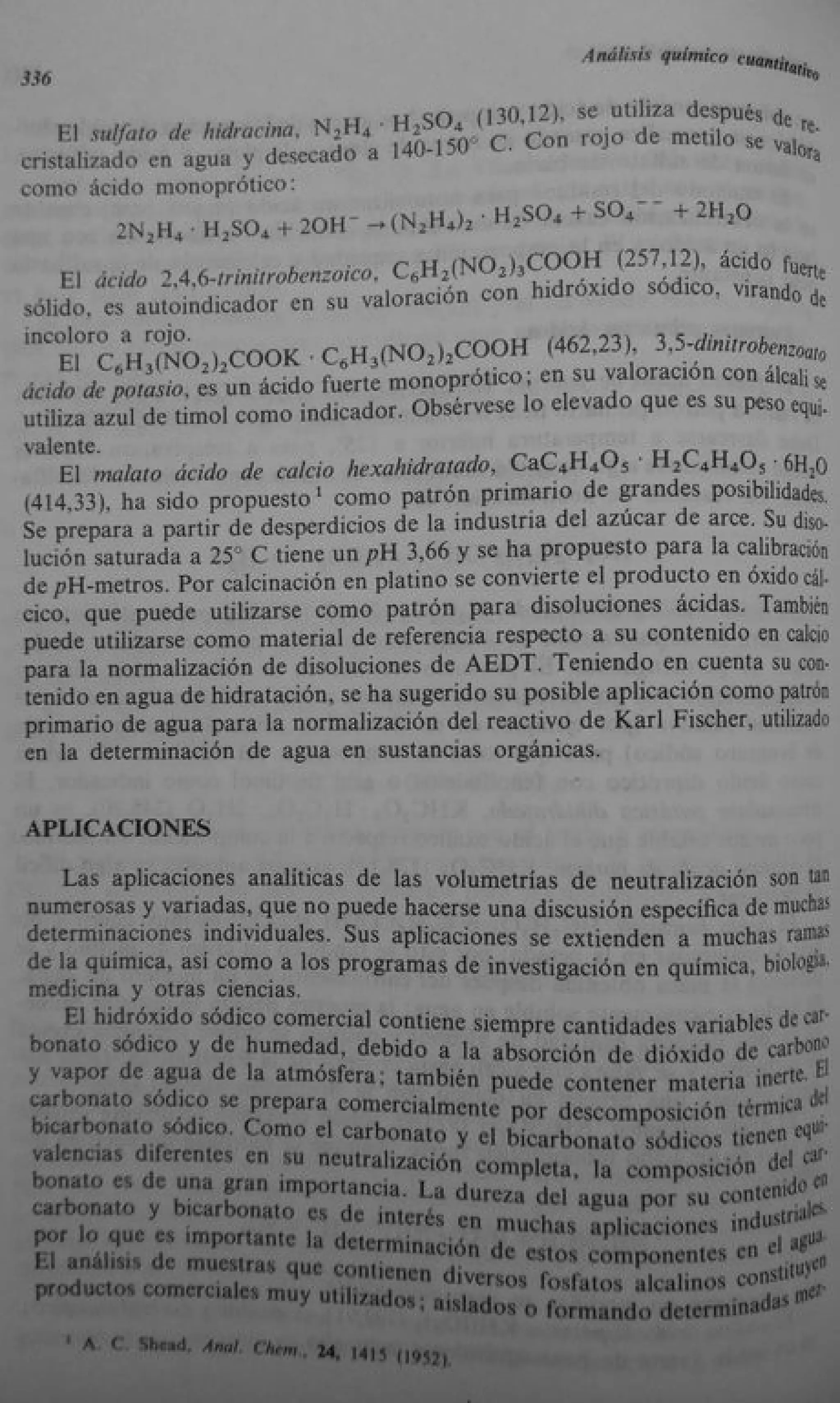 Analisis Quimico de AYRES