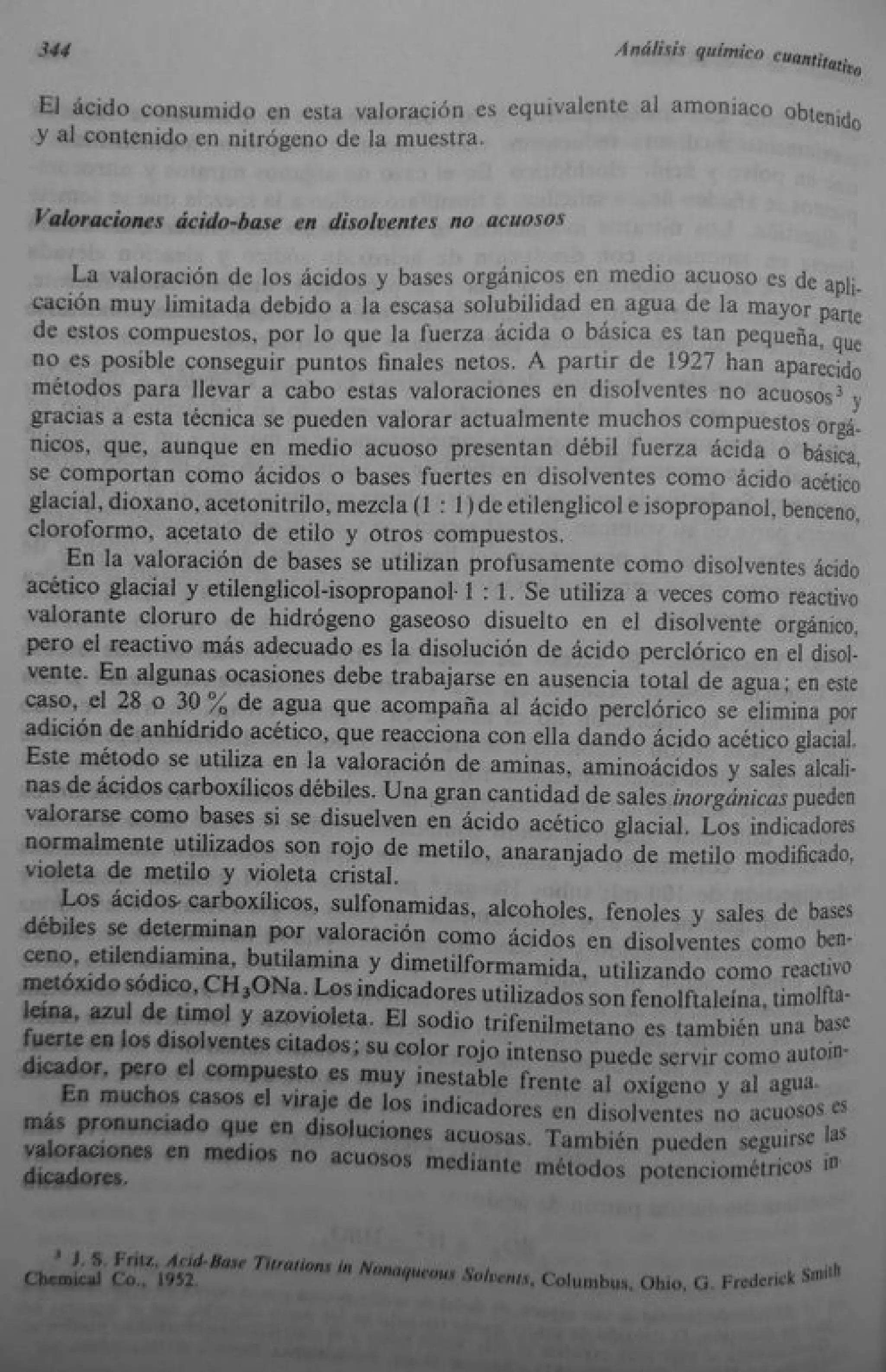 Analisis Quimico de AYRES