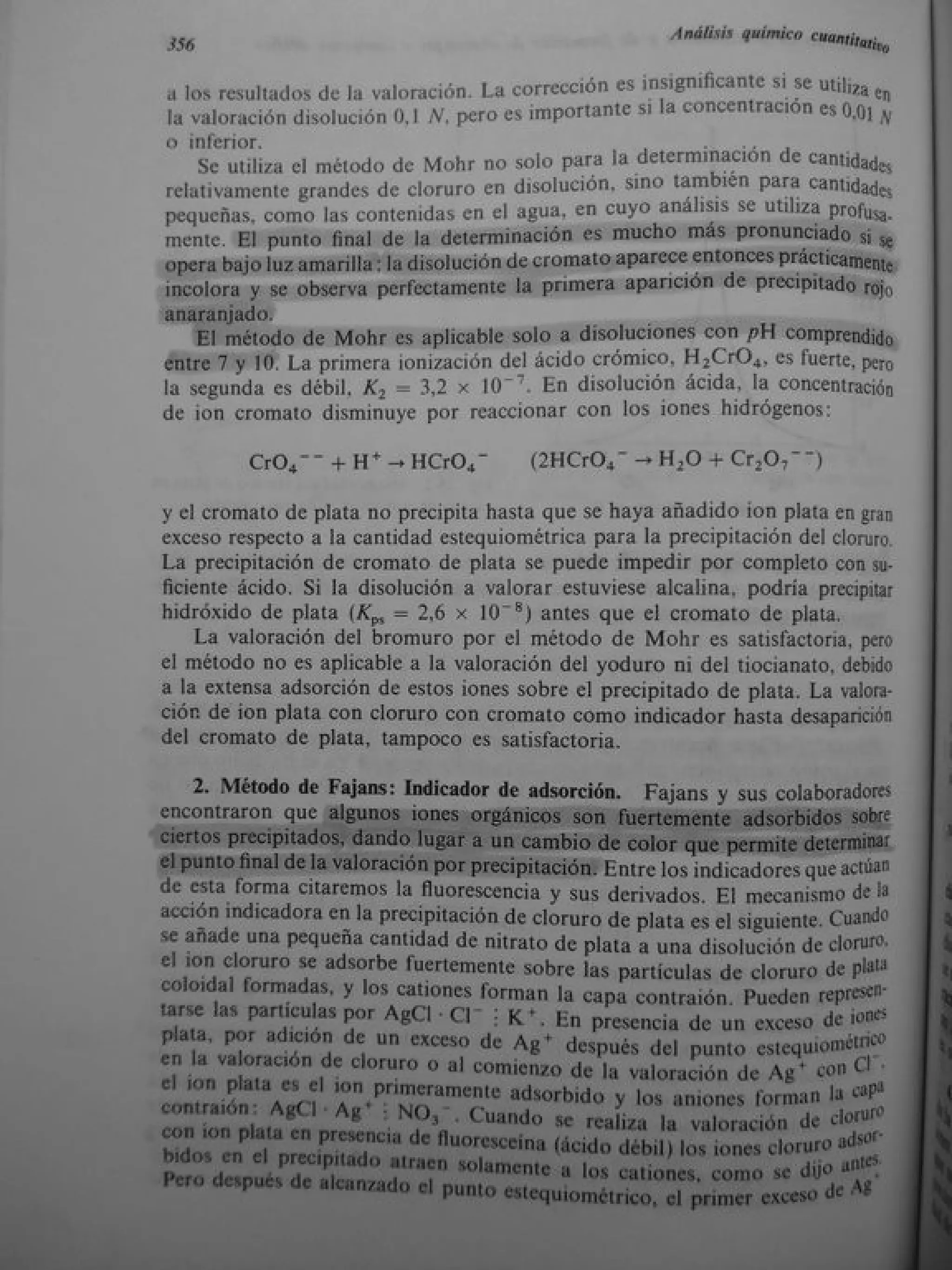 Analisis Quimico de AYRES